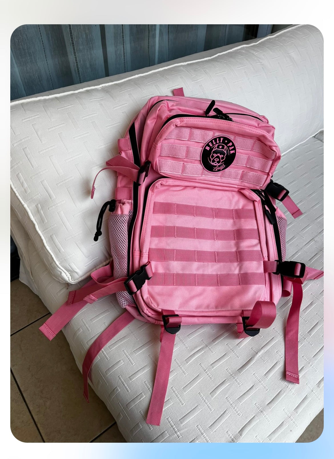 Mochila Bullypak 45 litros ROSADA