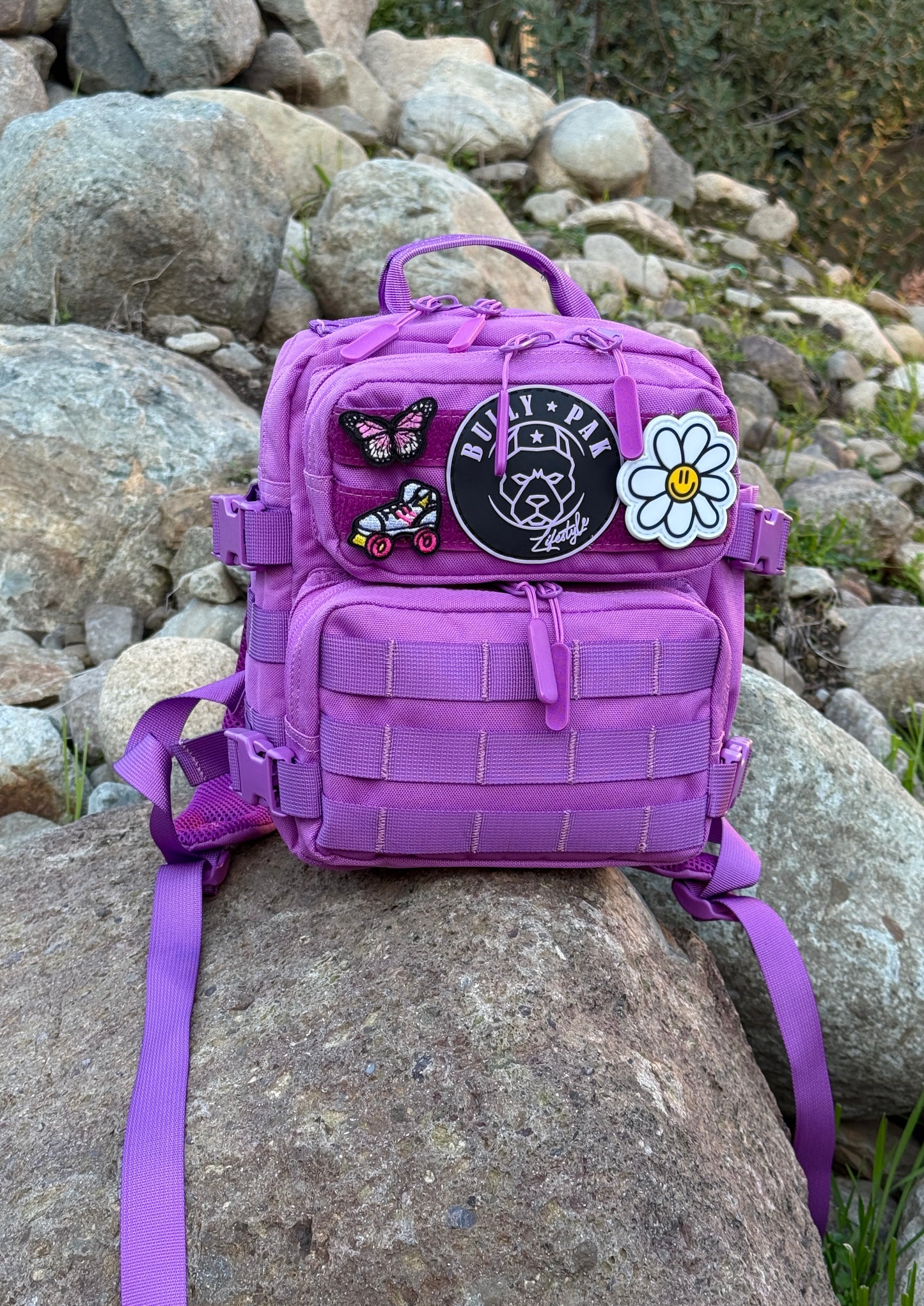 Mochila Minibully 9 Litros PRO. Púrpura