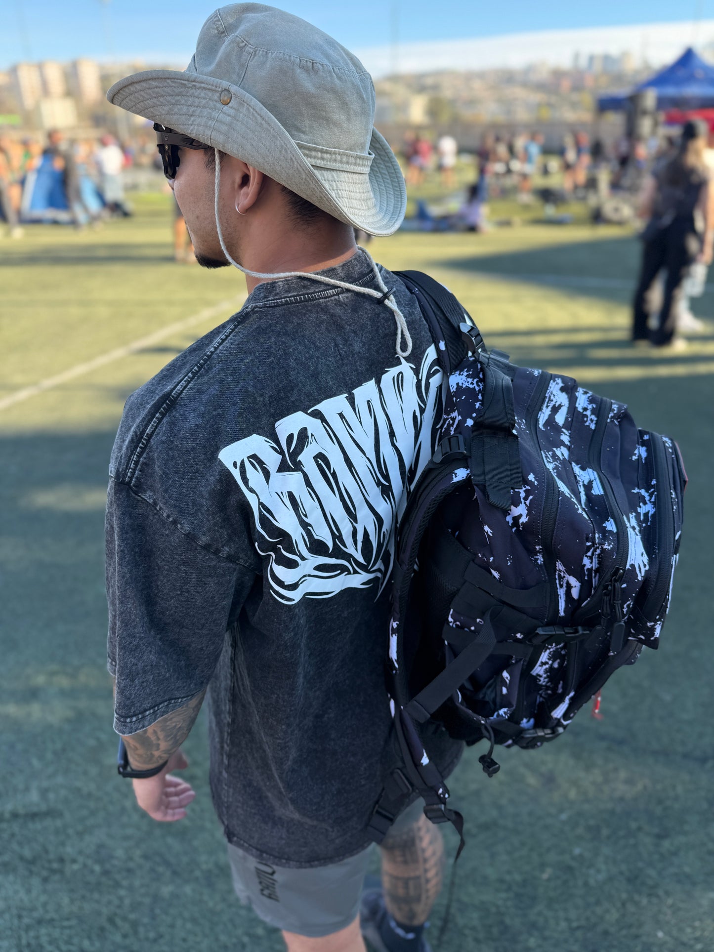 Mochila Bullypak 45 Litros Camuflaje Negro (Premium)
