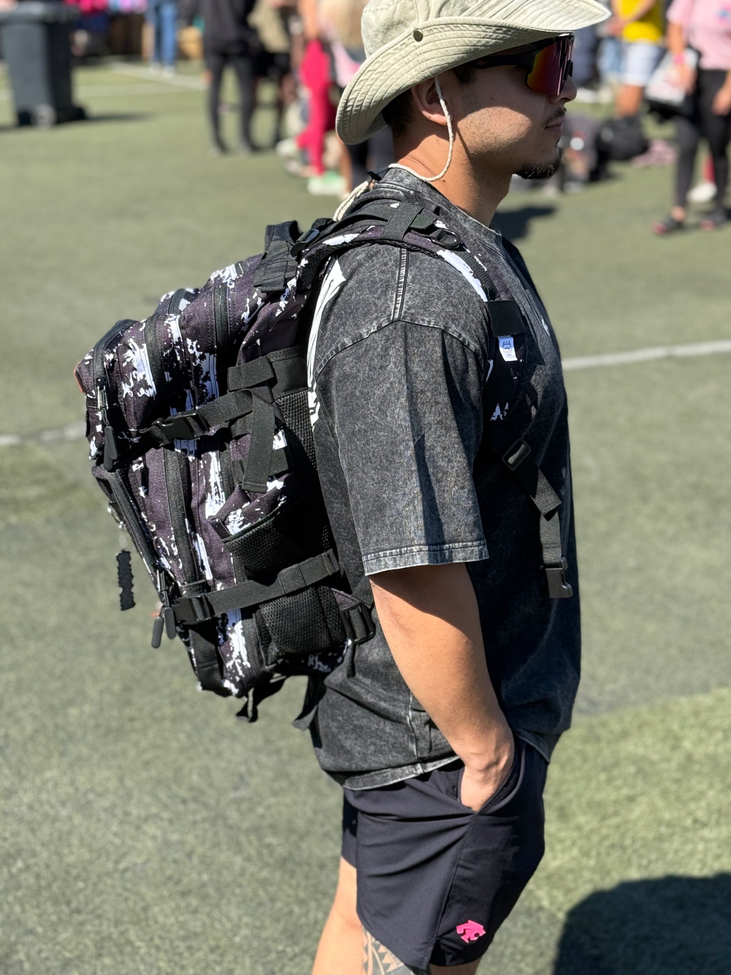 Mochila Bullypak 45 Litros Camuflaje Negro (Premium)