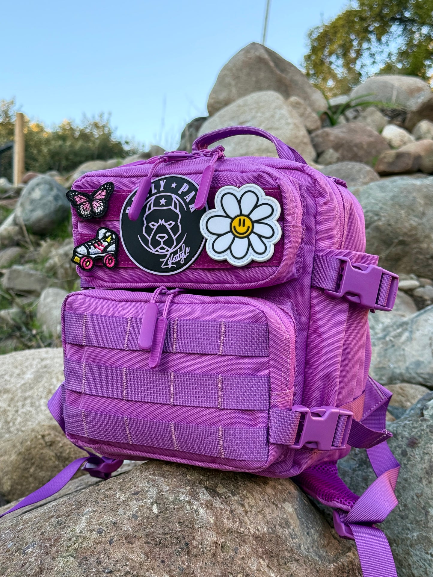 Mochila Minibully 9 Litros PRO. Púrpura