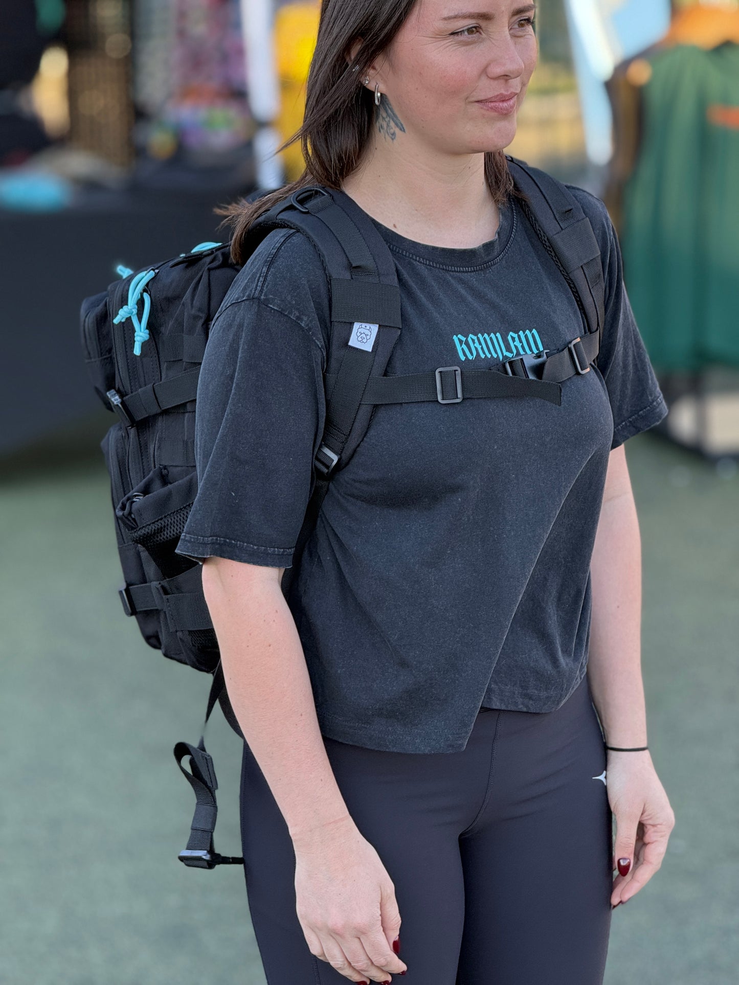 Mochila Bullypak 45 Litros Negra lazos Tifanny (Premium)