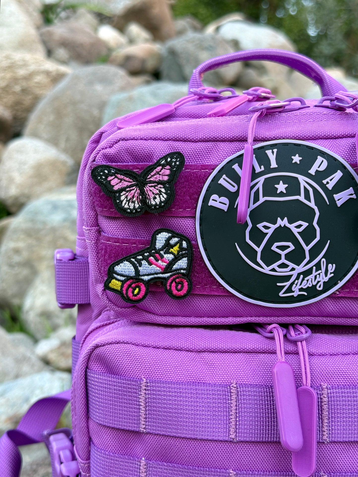 Mochila Minibully 9 Litros PRO. Púrpura