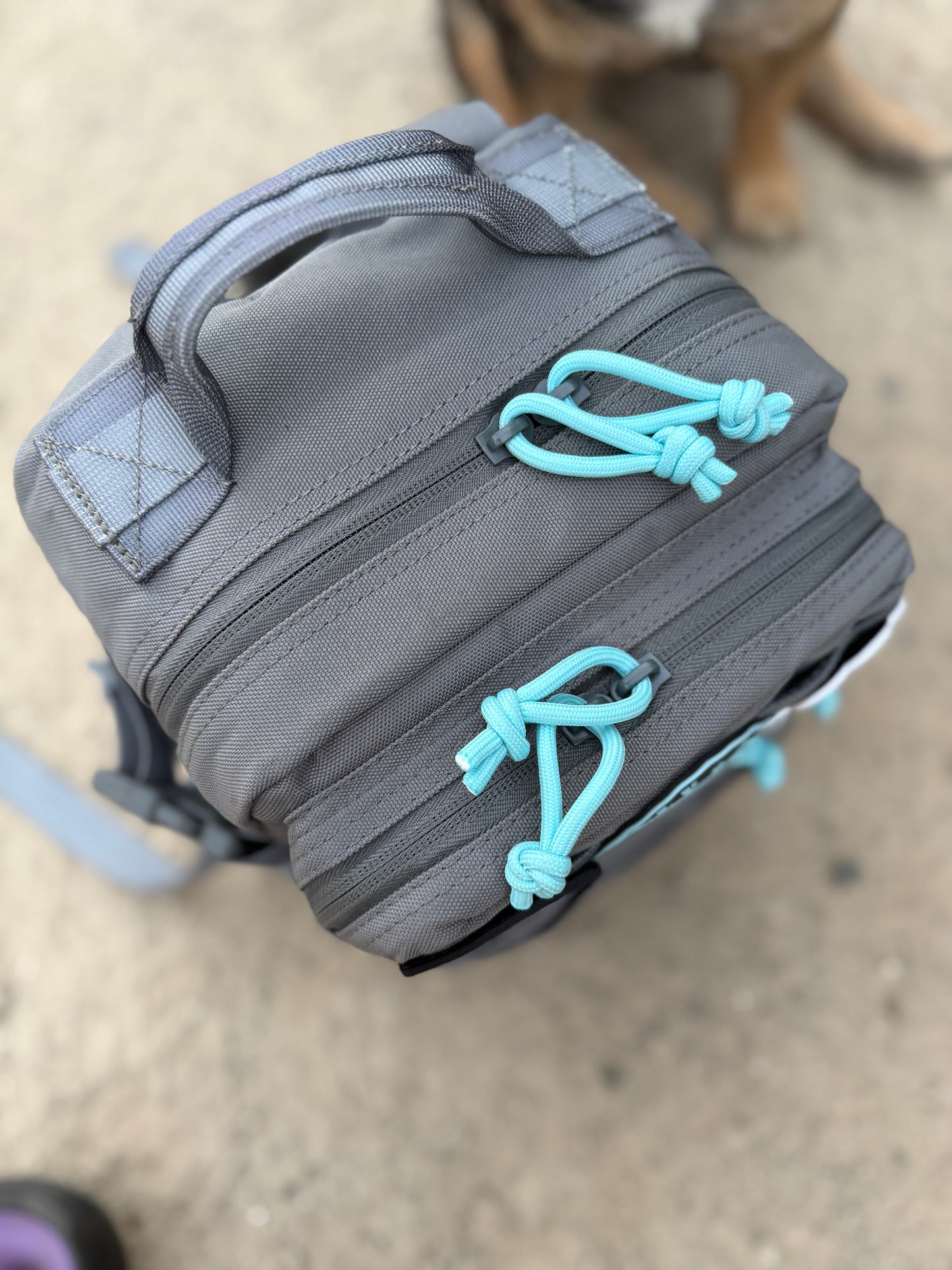 Mochila Minibully 9 litros Gris Tiffany