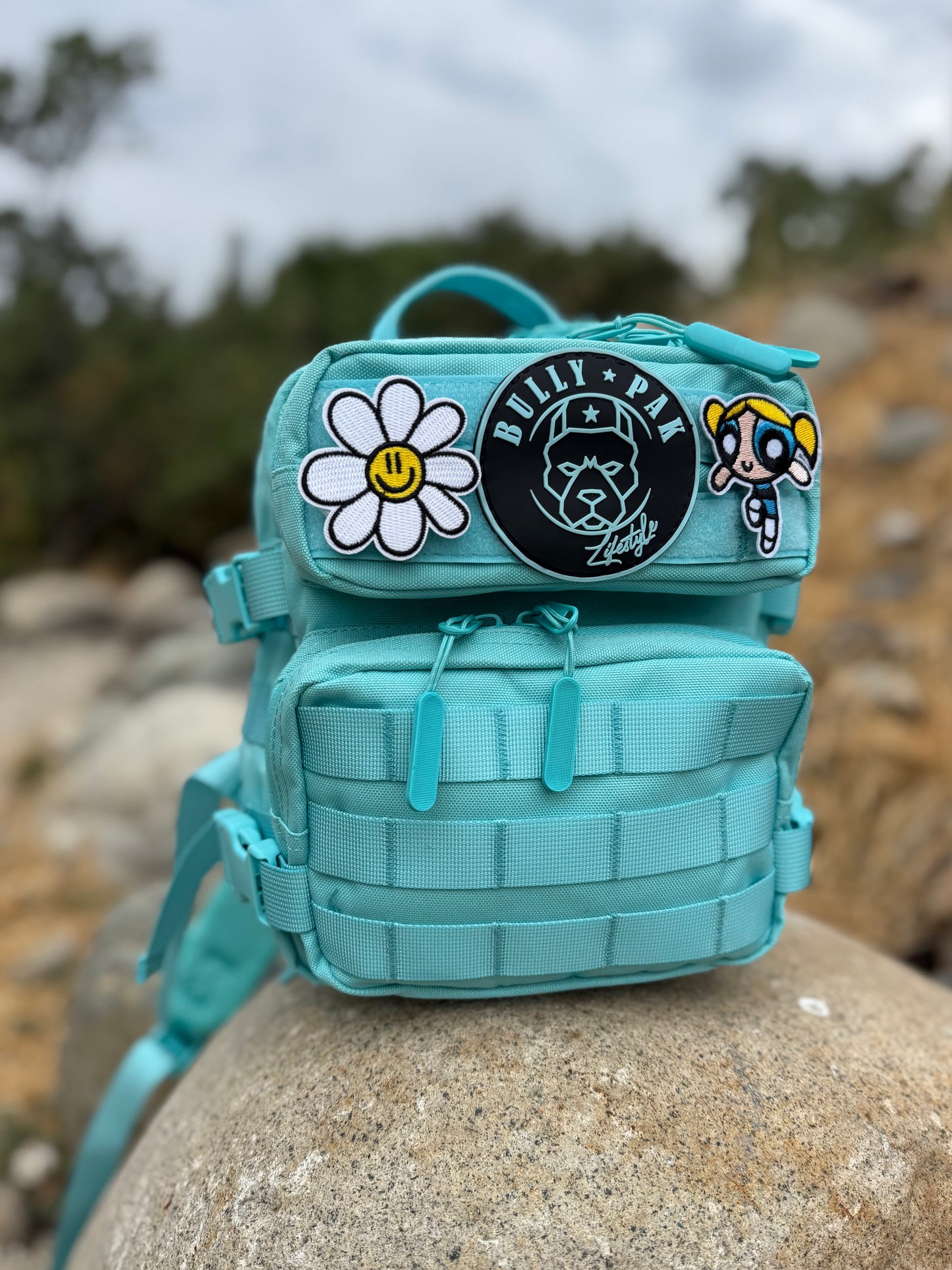 Mochila 9 Litros Minibully Turquesa