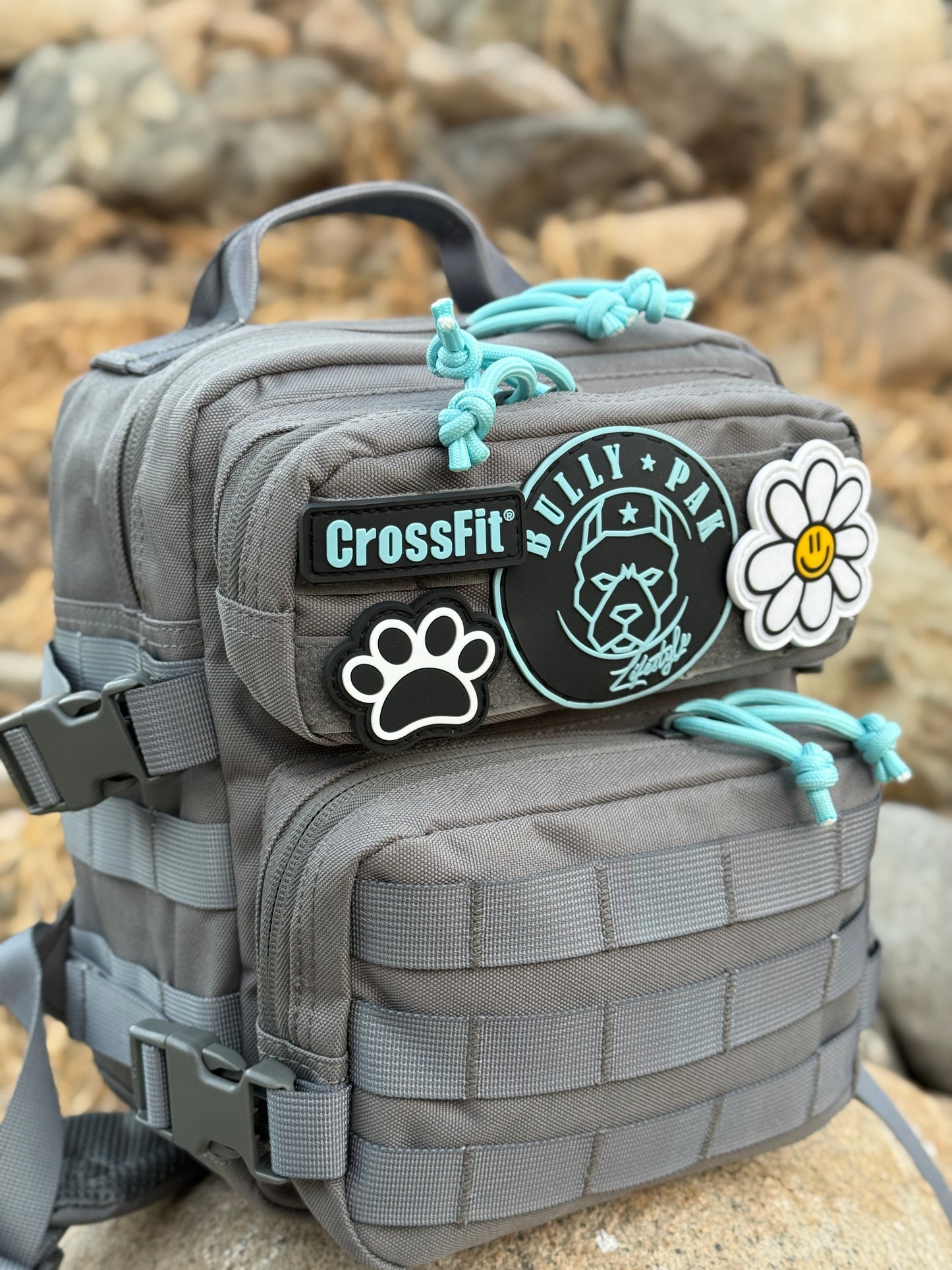 Mochila Minibully 9 litros Gris Tiffany