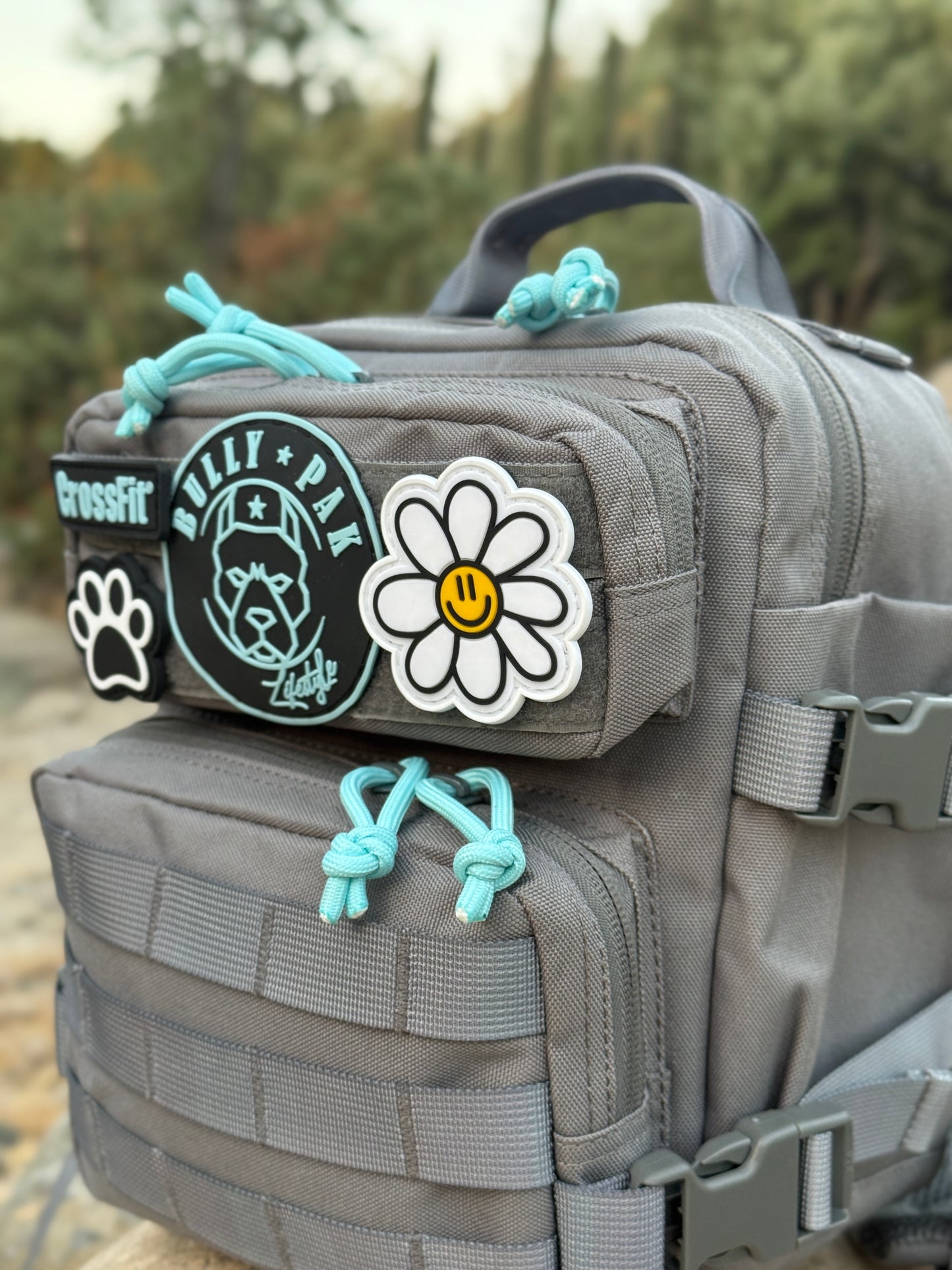 Mochila Minibully 9 litros Gris Tiffany