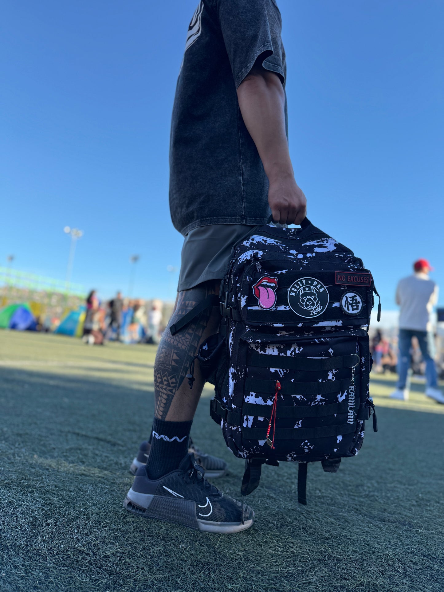 Mochila Bullypak 45 Litros Camuflaje Negro (Premium)