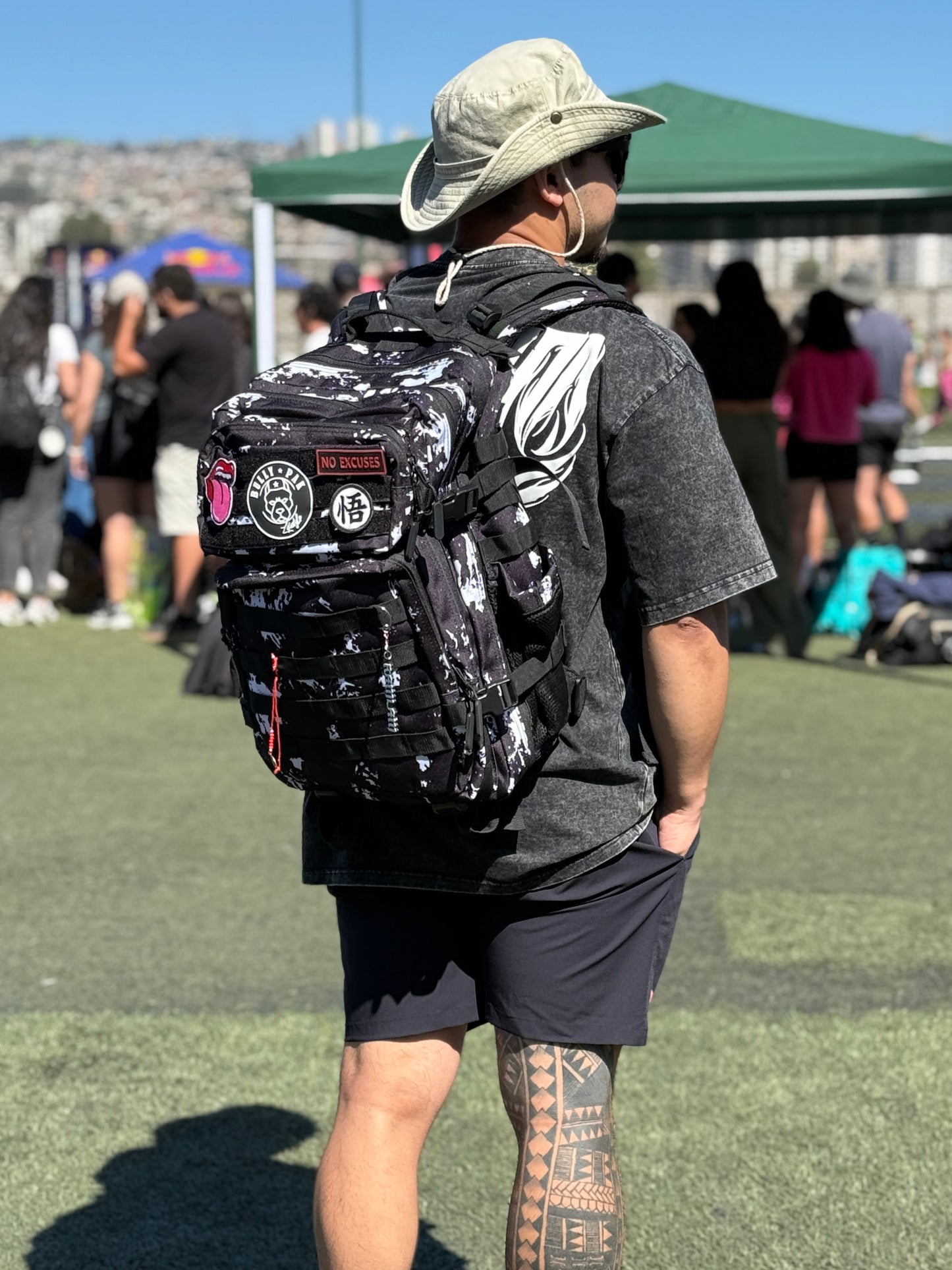 Mochila Bullypak 45 Litros Camuflaje Negro (Premium)