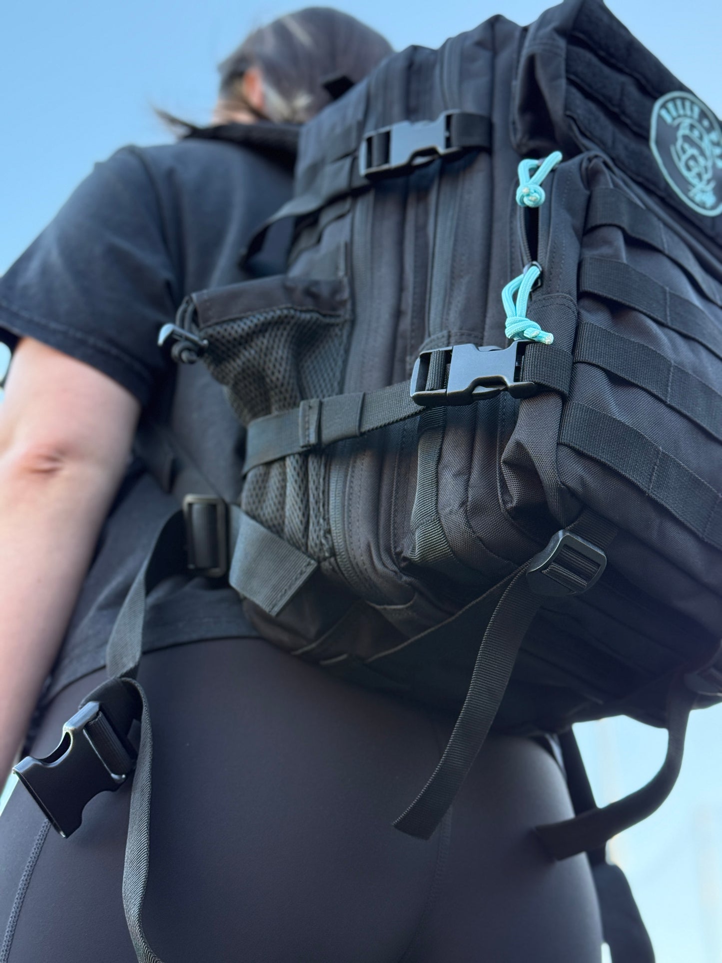 Mochila Bullypak 45 Litros Negra lazos Tifanny (Premium)