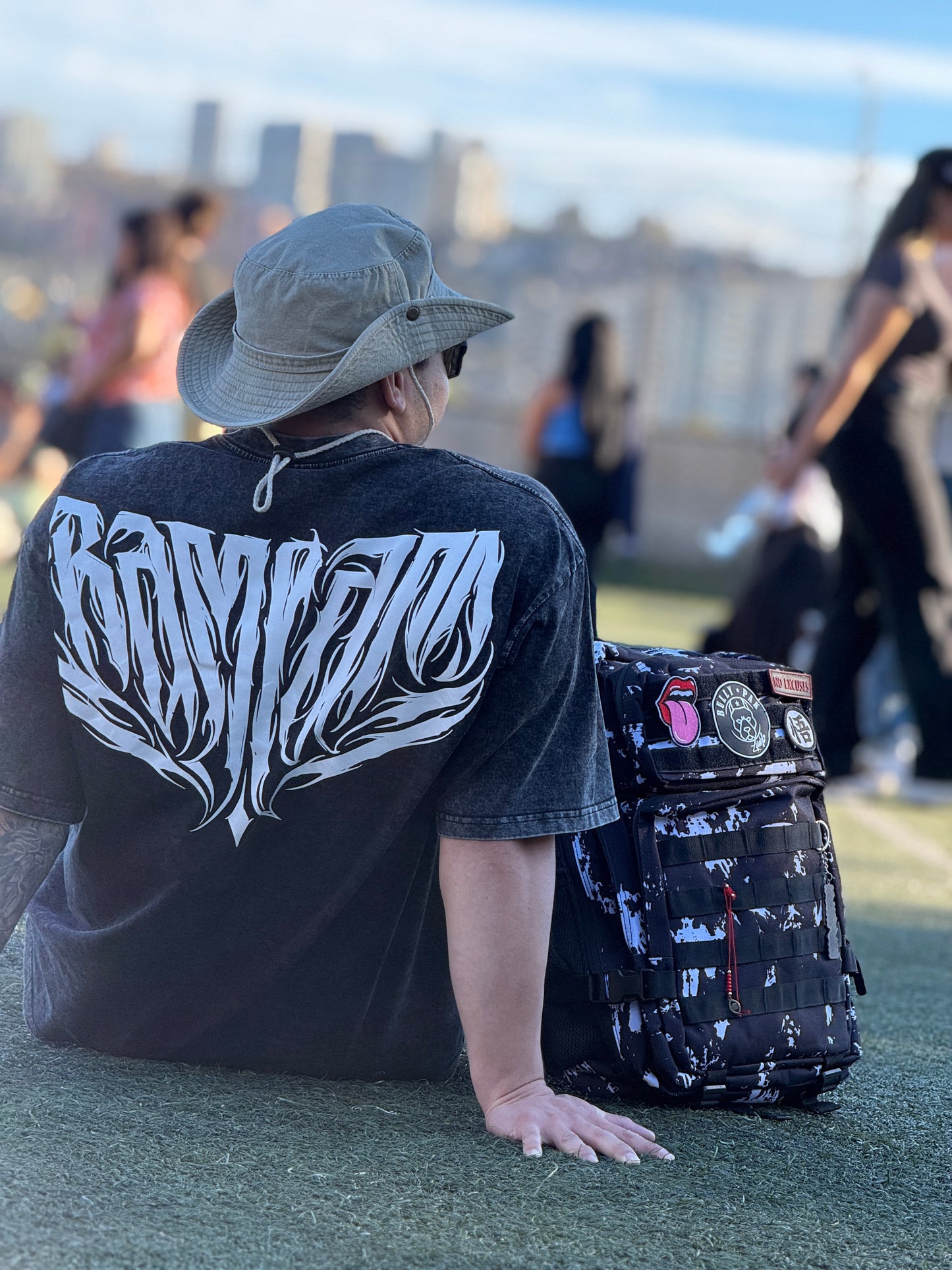 Mochila Bullypak 45 Litros Camuflaje Negro (Premium)