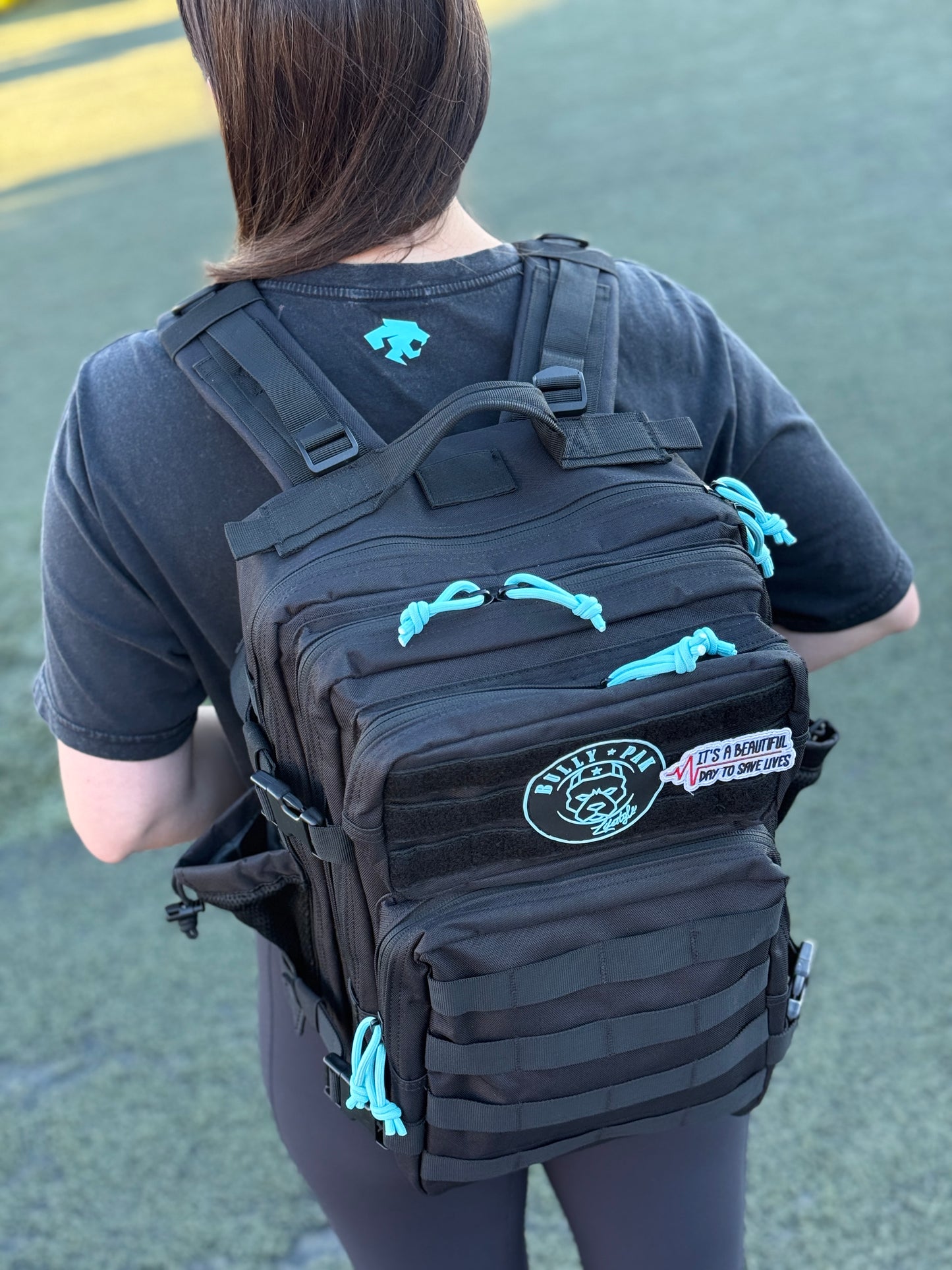 Mochila Bullypak 45 Litros Negra lazos Tifanny (Premium)