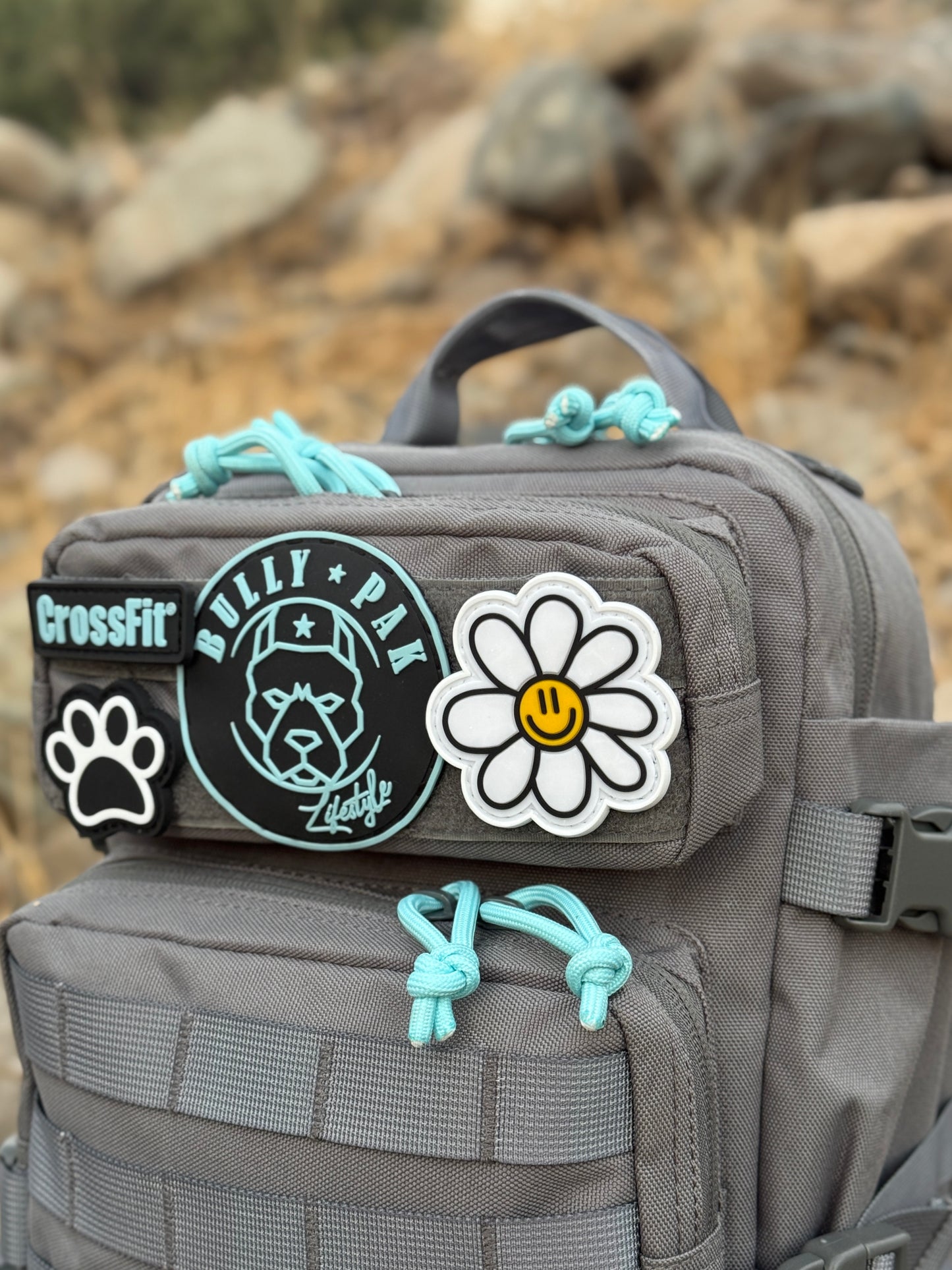 Mochila Minibully 9 litros Gris Tiffany