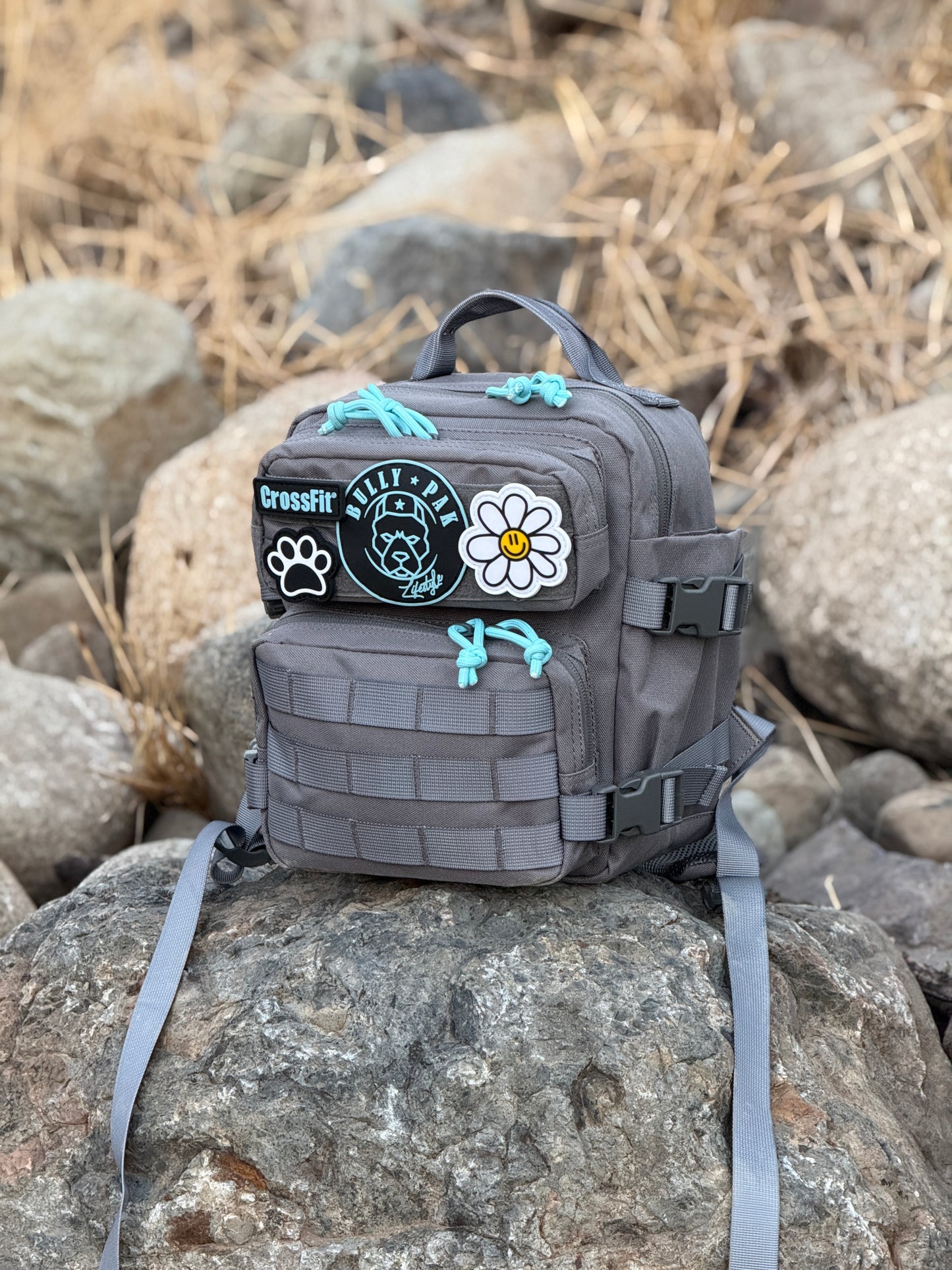 Mochila Minibully 9 litros Gris Tiffany