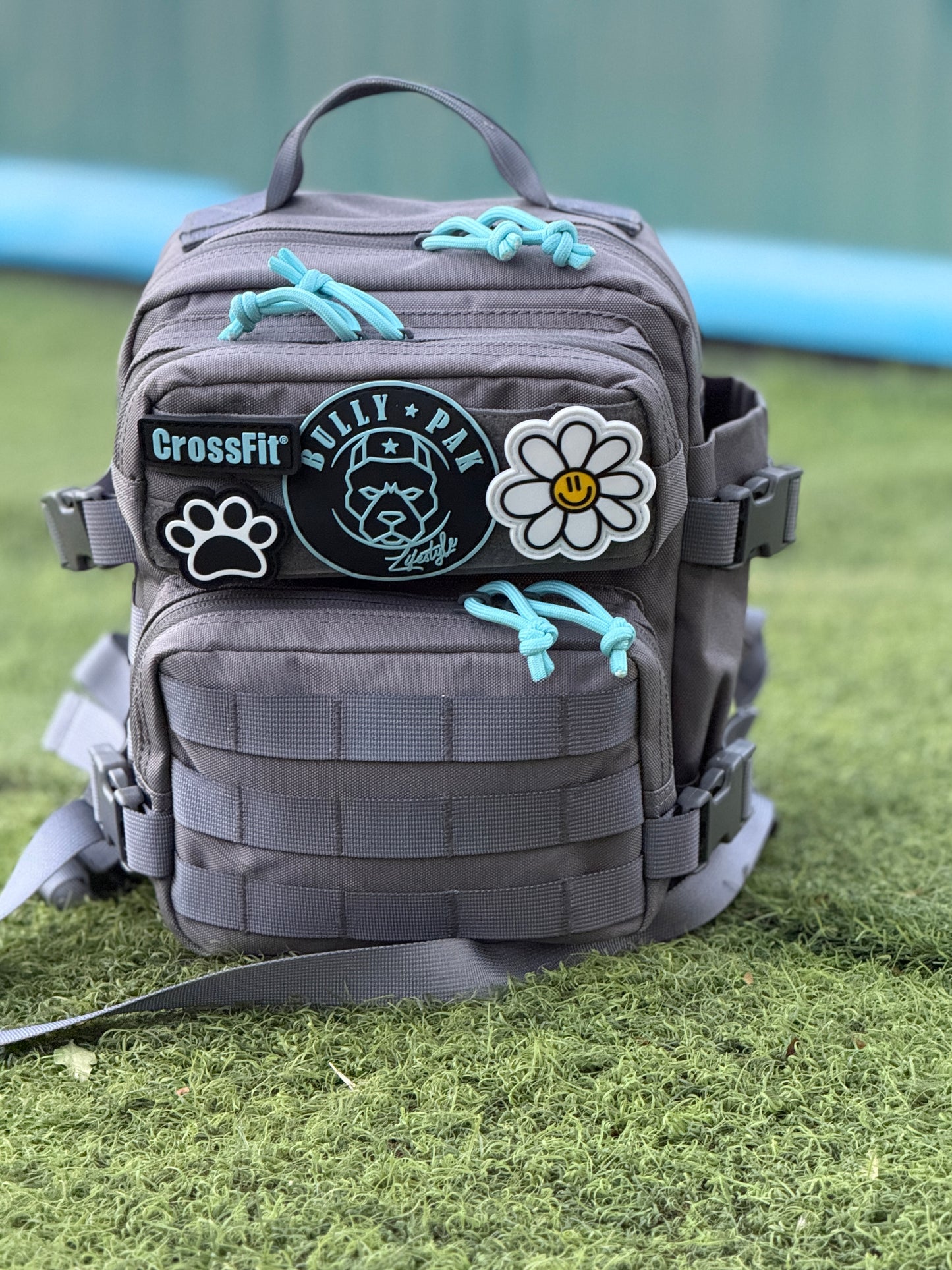 Mochila Minibully 9 litros Gris Tiffany