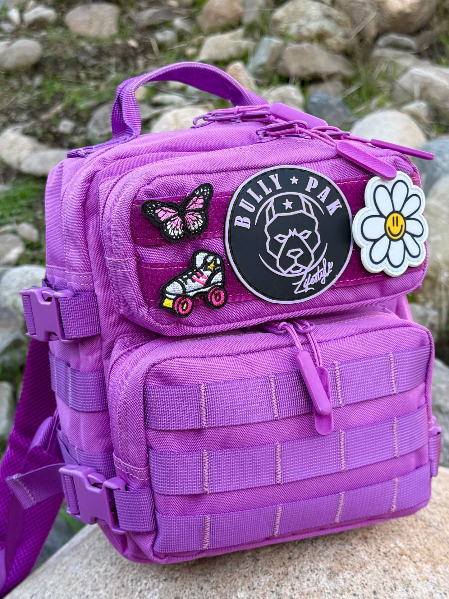 Mochila Minibully 9 Litros PRO. Púrpura