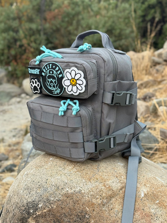 Mochila Minibully 9 litros Gris Tiffany