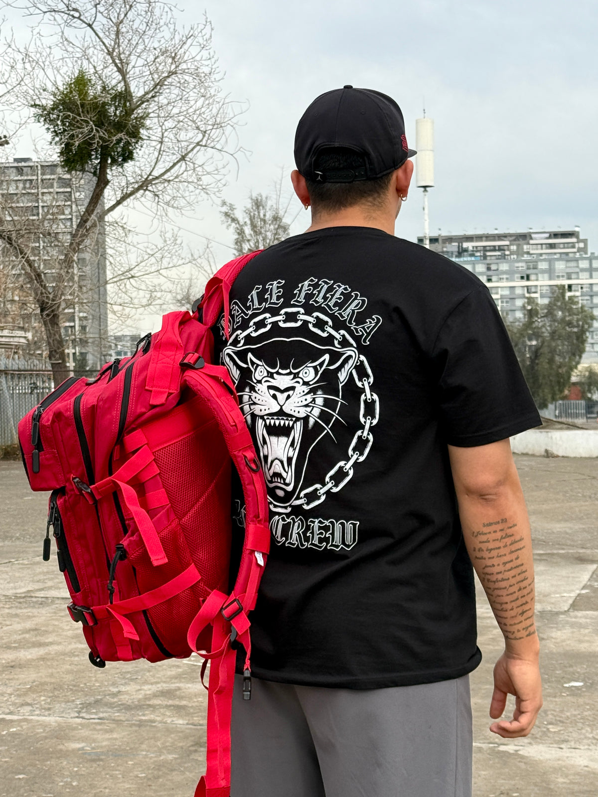 Mochila Bullypak 45 Litros PRO. Roja