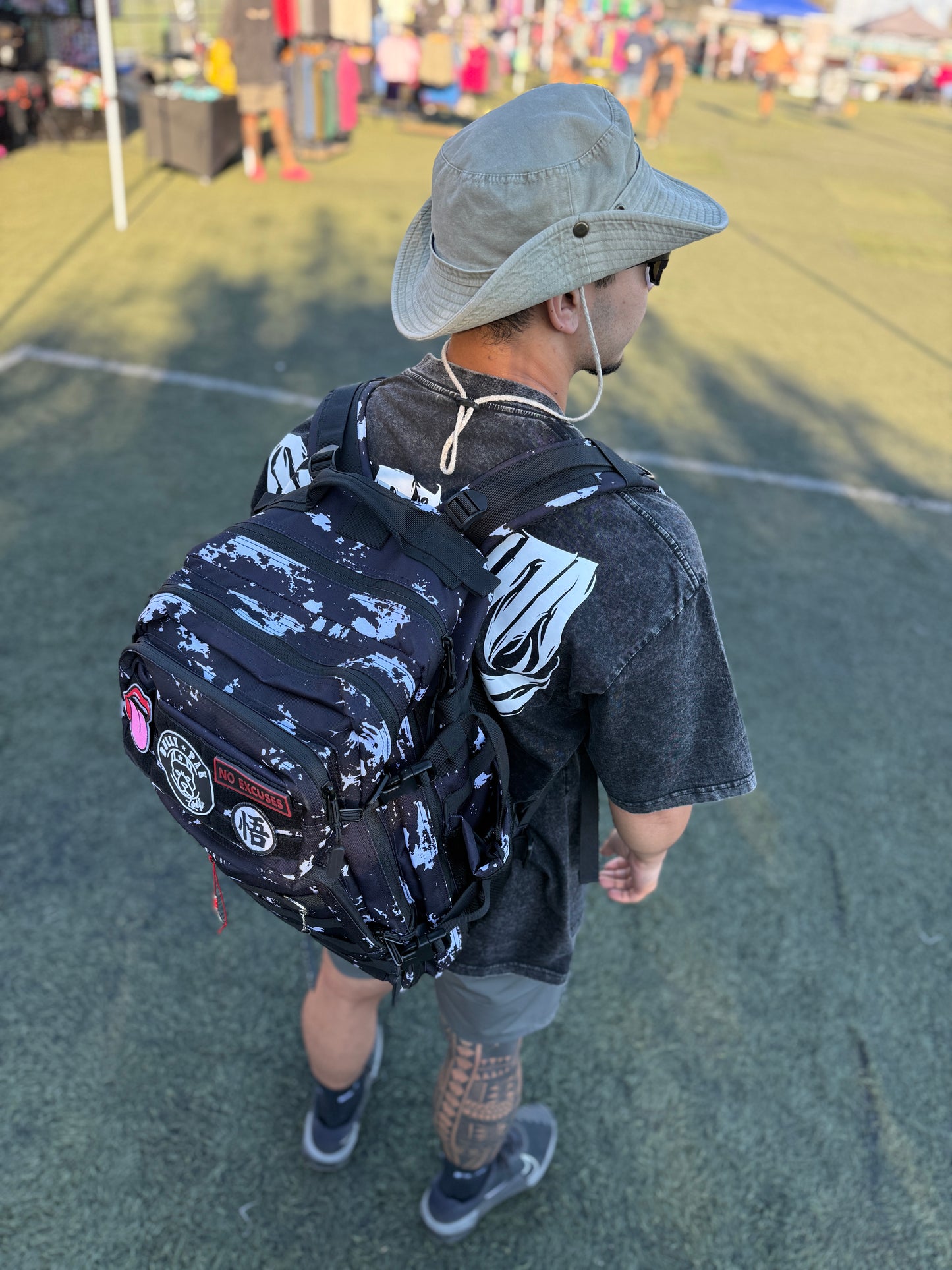 Mochila Bullypak 45 Litros Camuflaje Negro (Premium)