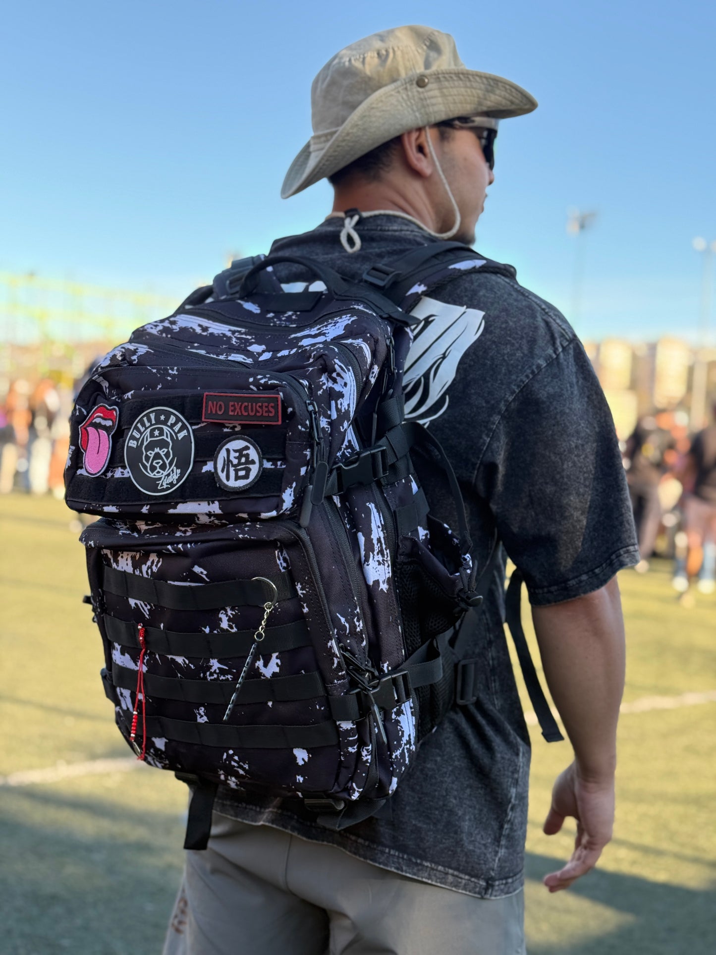 Mochila Bullypak 45 Litros Camuflaje Negro (Premium)