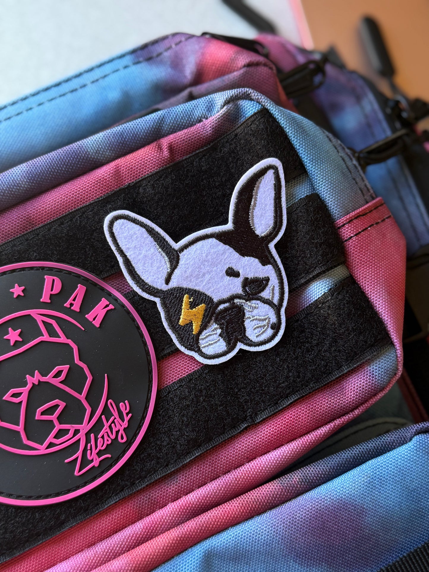 Cara Bulldog francés ojito rayo