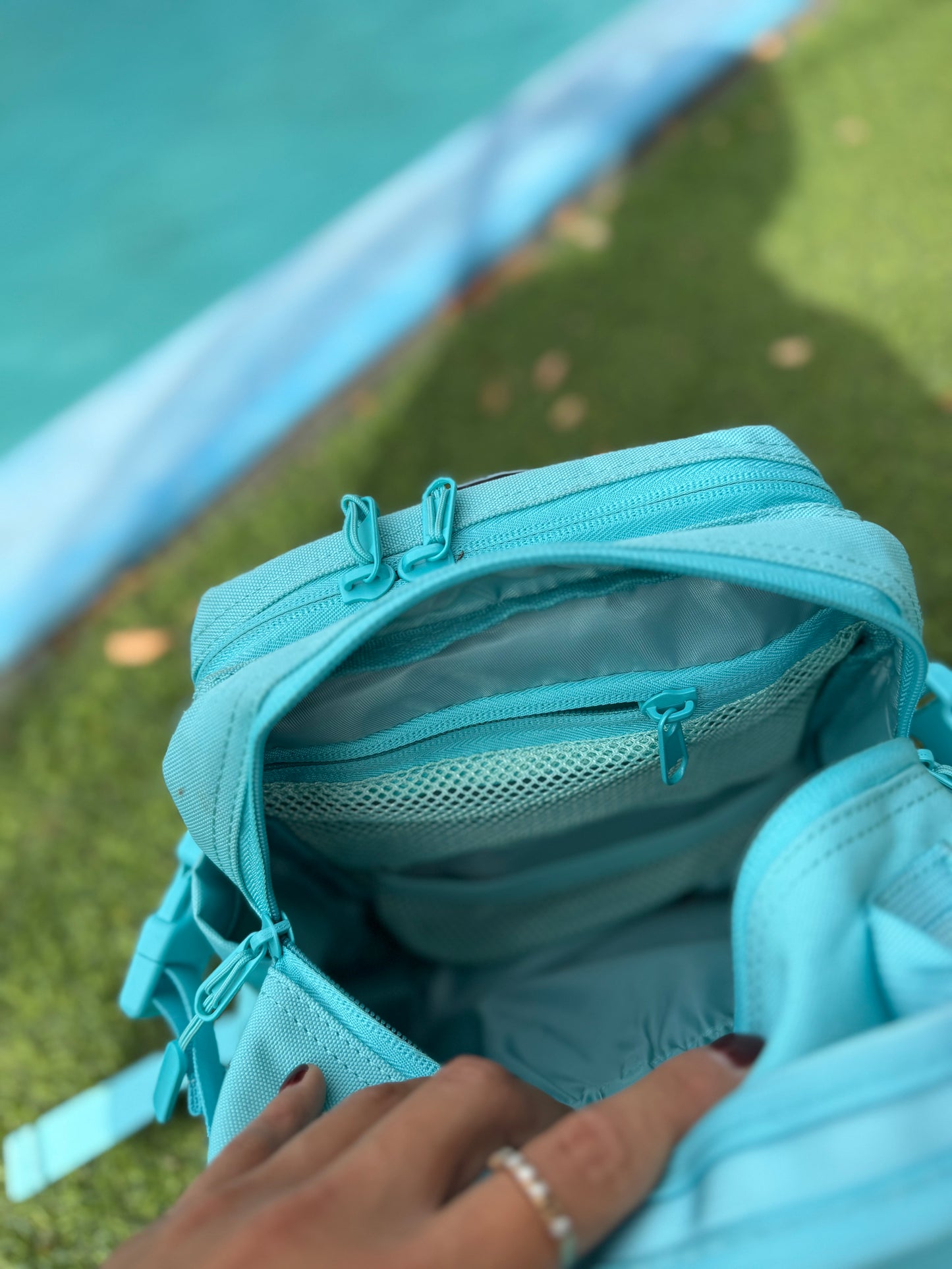 Mochila 9 Litros Minibully Turquesa