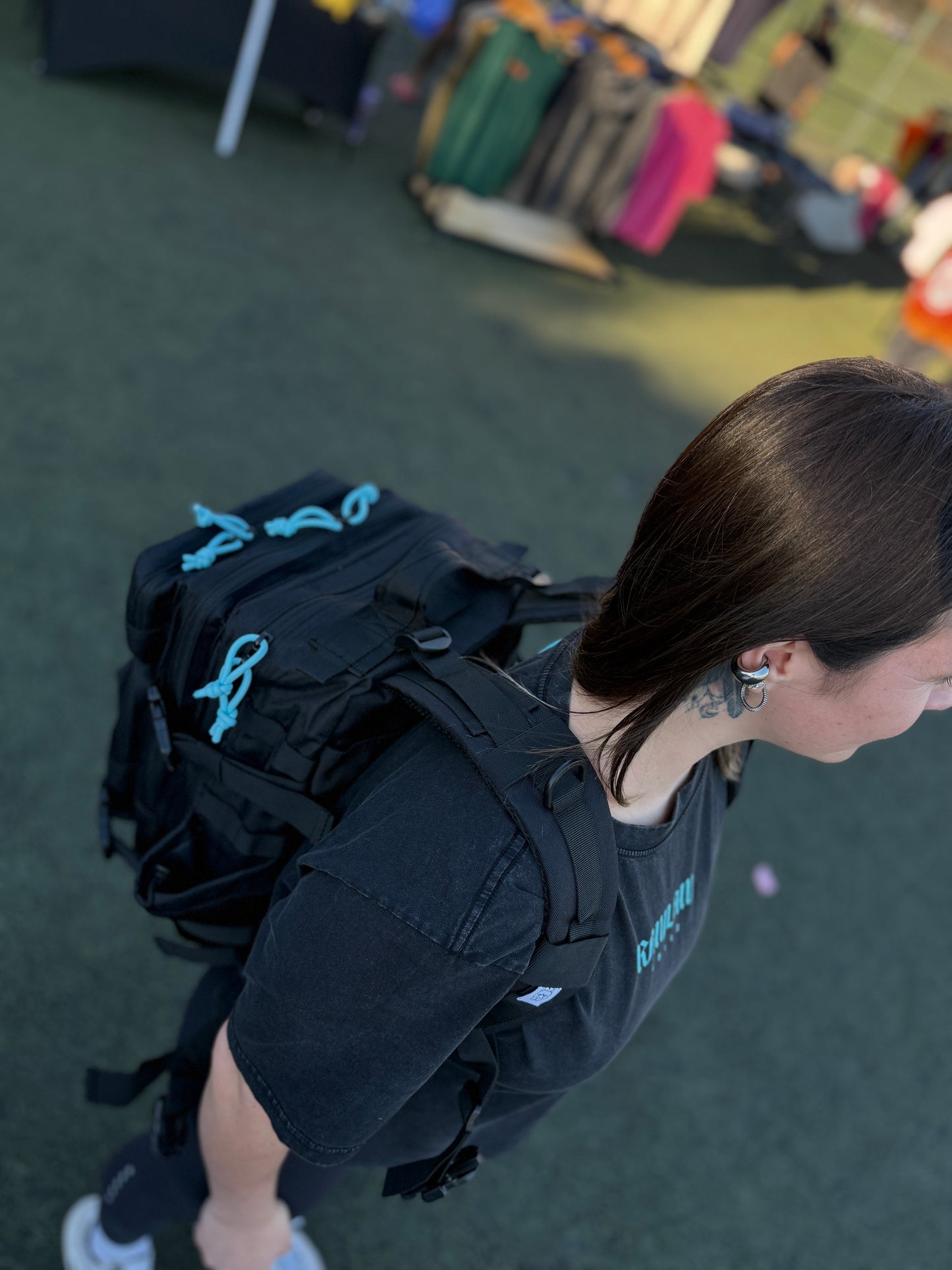 Mochila Bullypak 45 Litros Negra lazos Tifanny (Premium)