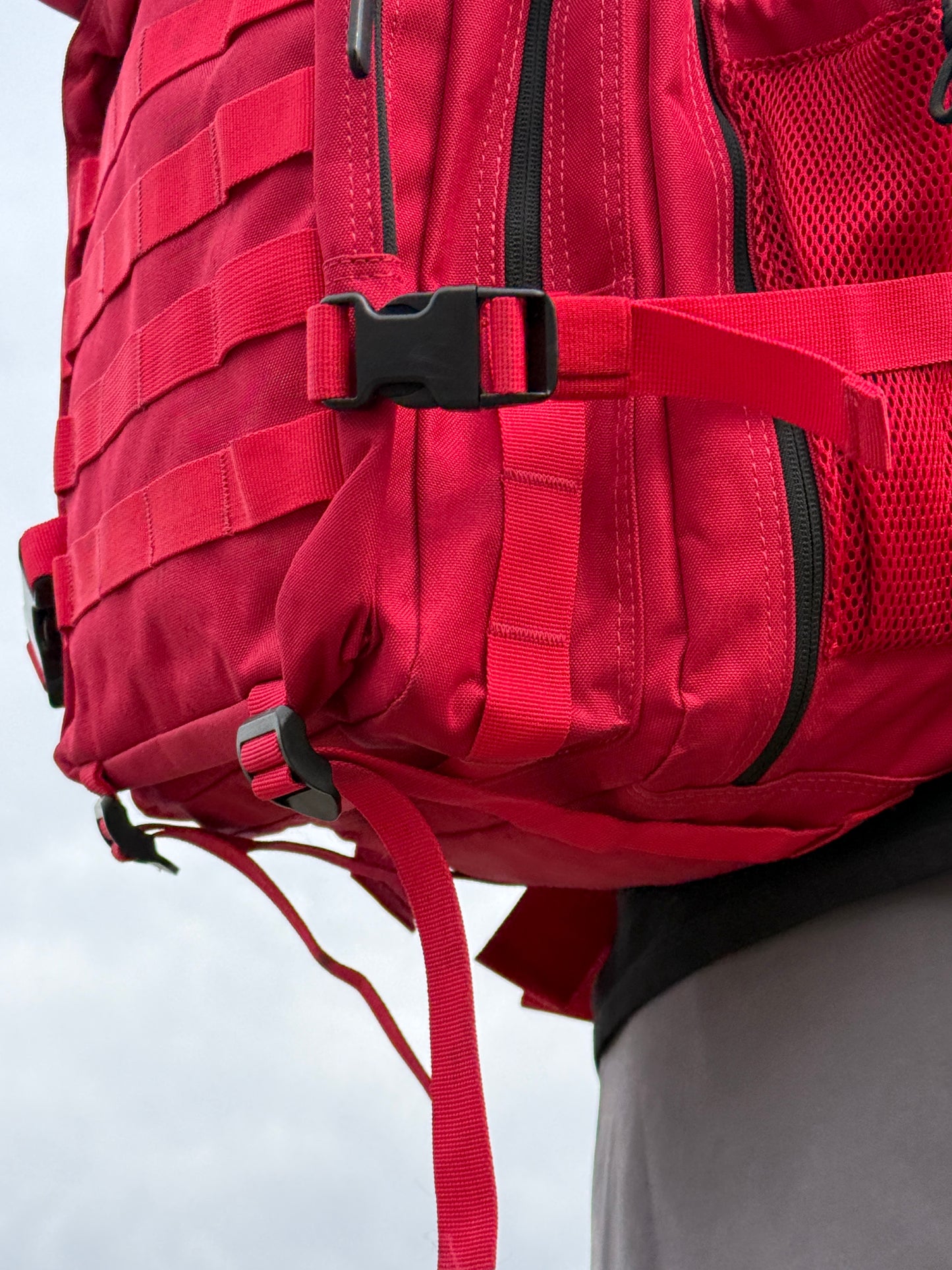 Mochila Bullypak 45 Litros PRO. Roja