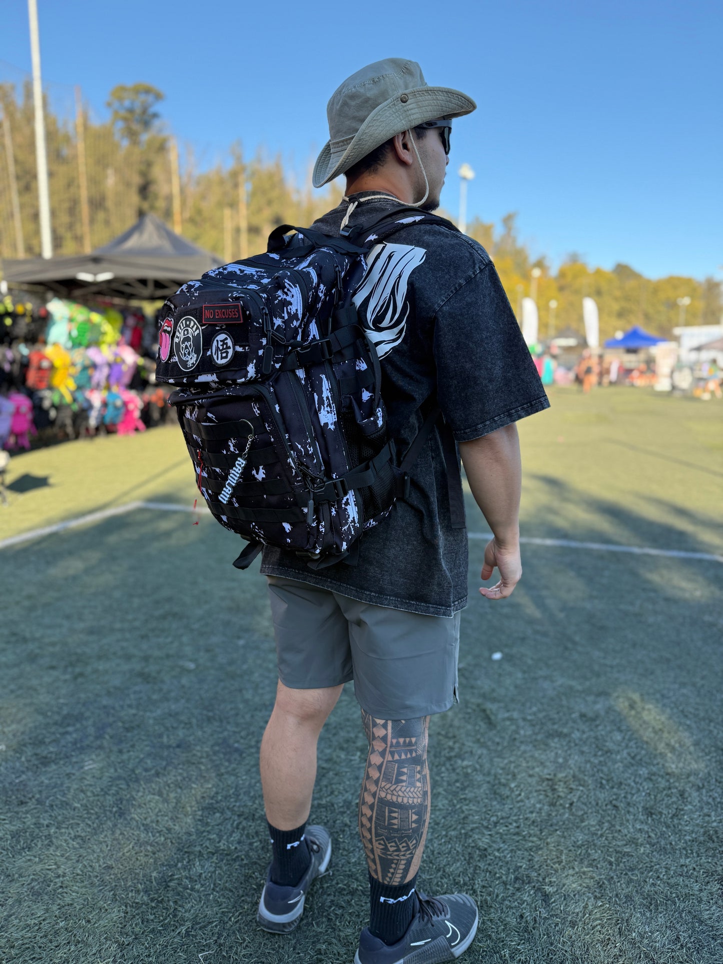 Mochila Bullypak 45 Litros Camuflaje Negro (Premium)