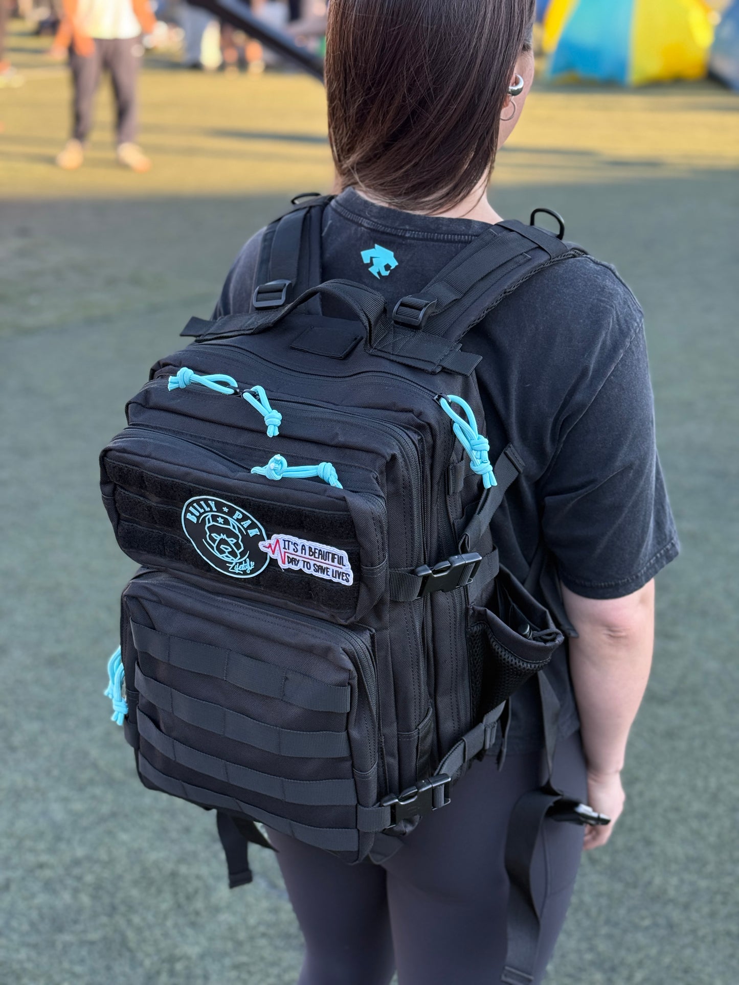 Mochila Bullypak 45 Litros Negra lazos Tifanny (Premium)