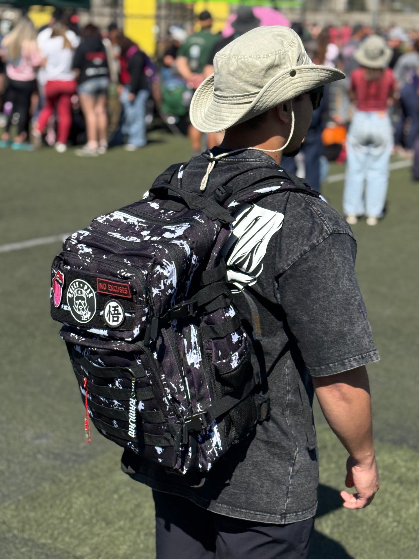 Mochila Bullypak 45 Litros Camuflaje Negro (Premium)