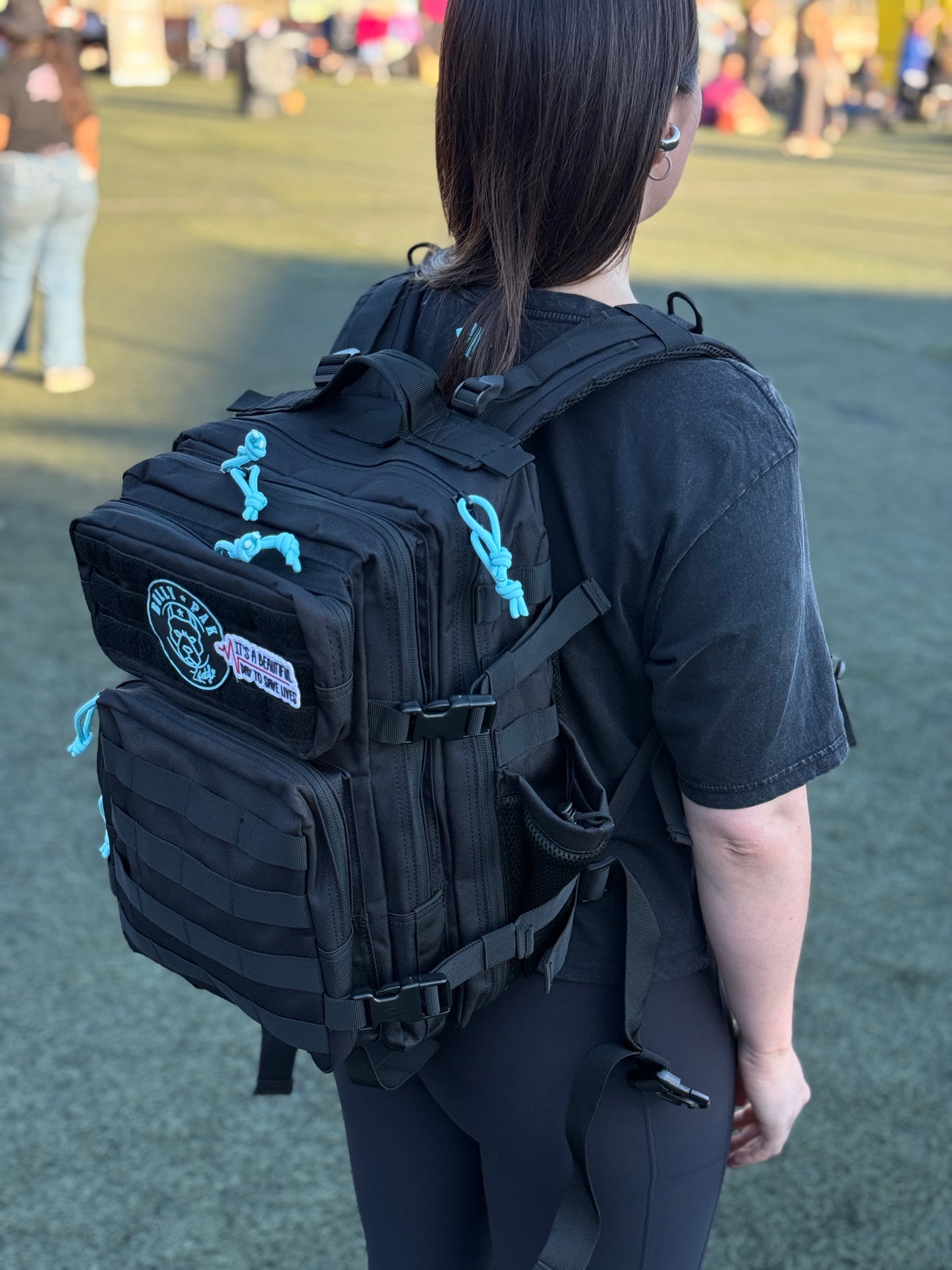 Mochila Bullypak 45 Litros Negra lazos Tifanny (Premium)