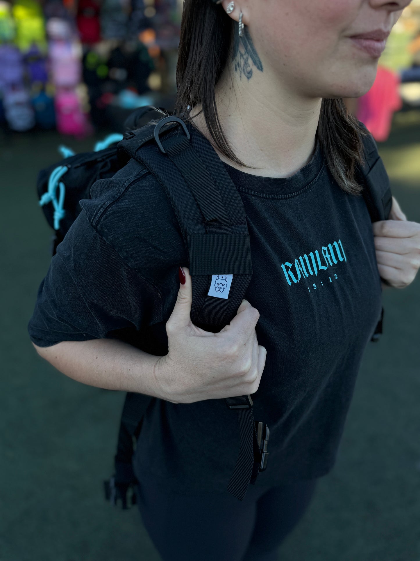 Mochila Bullypak 45 Litros Negra lazos Tifanny (Premium)