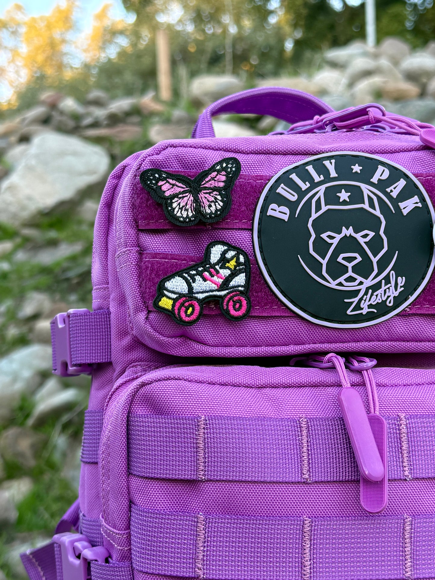 Mochila Minibully 9 Litros PRO. Púrpura
