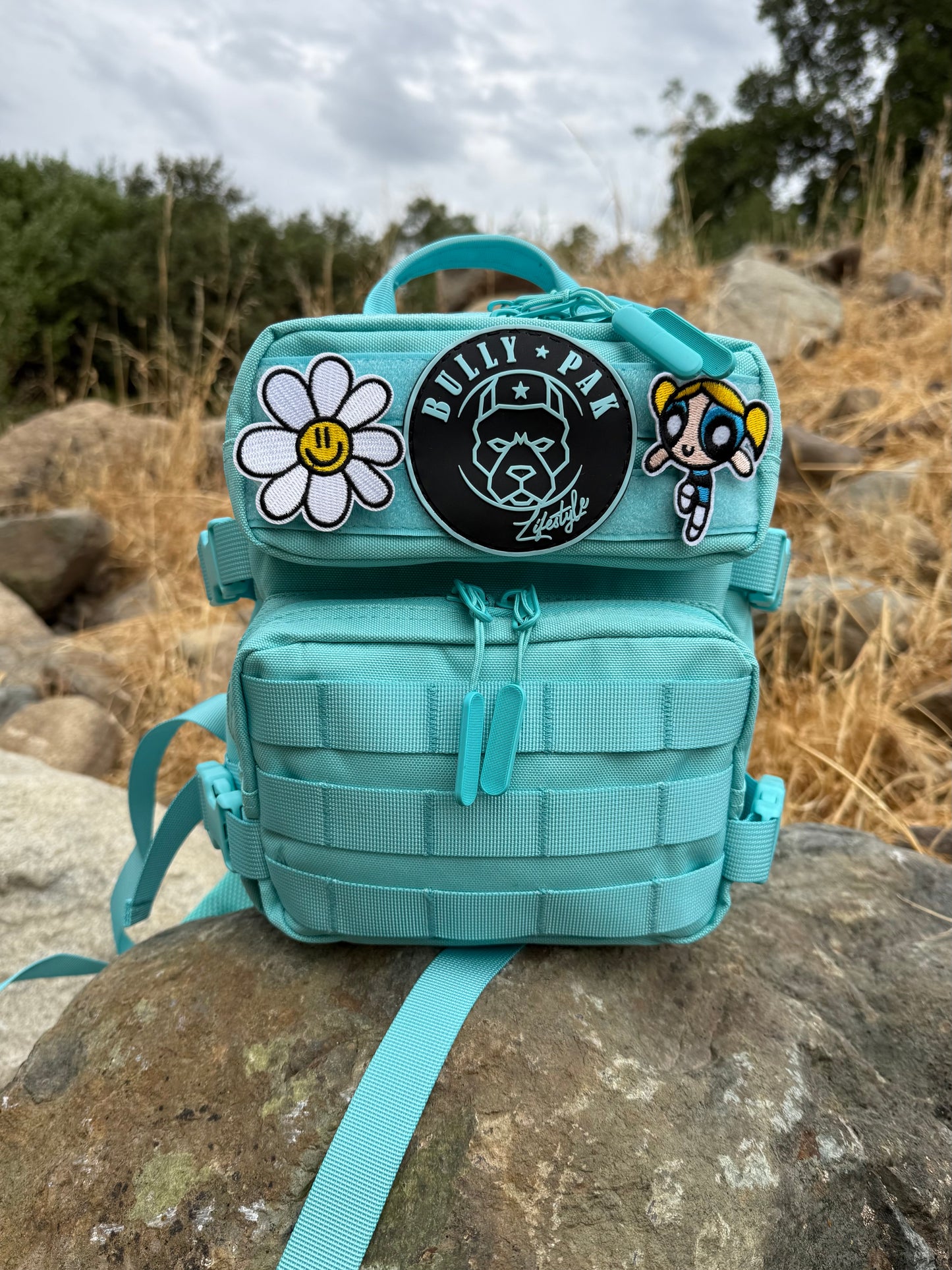 Mochila 9 Litros Minibully Turquesa