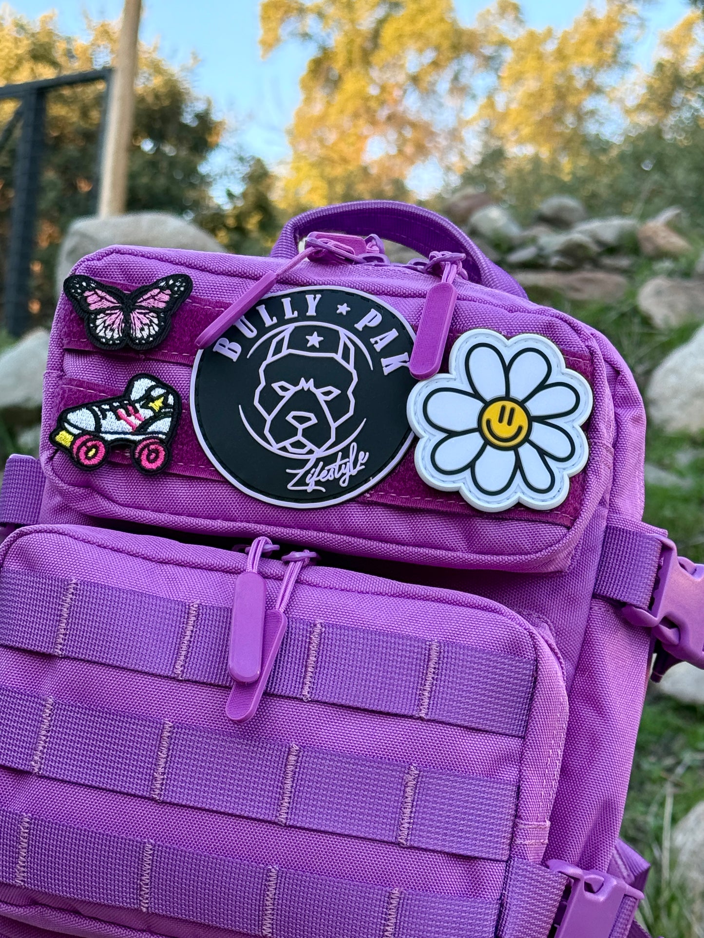 Mochila Minibully 9 Litros PRO. Púrpura