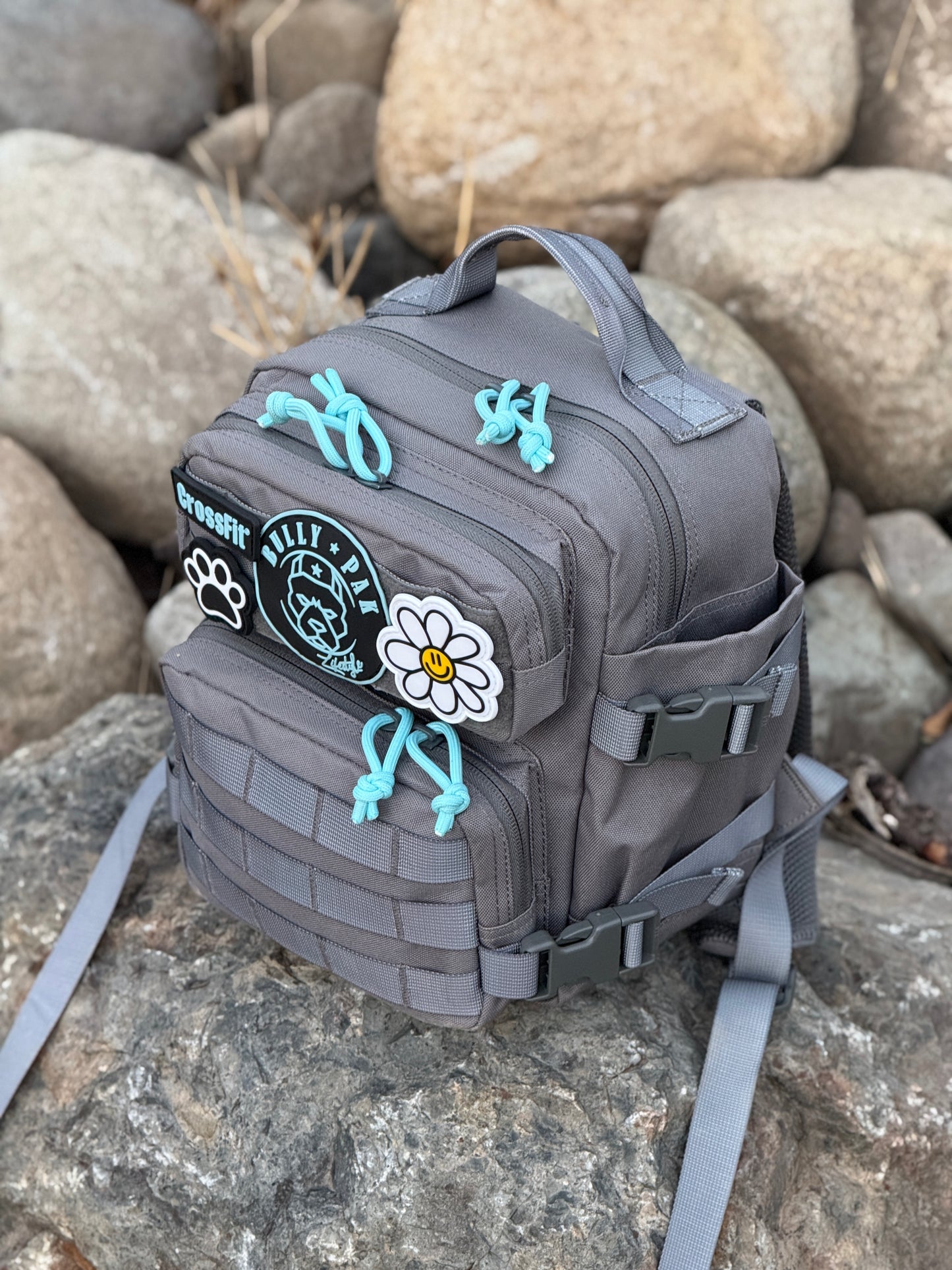 Mochila Minibully 9 litros Gris Tiffany