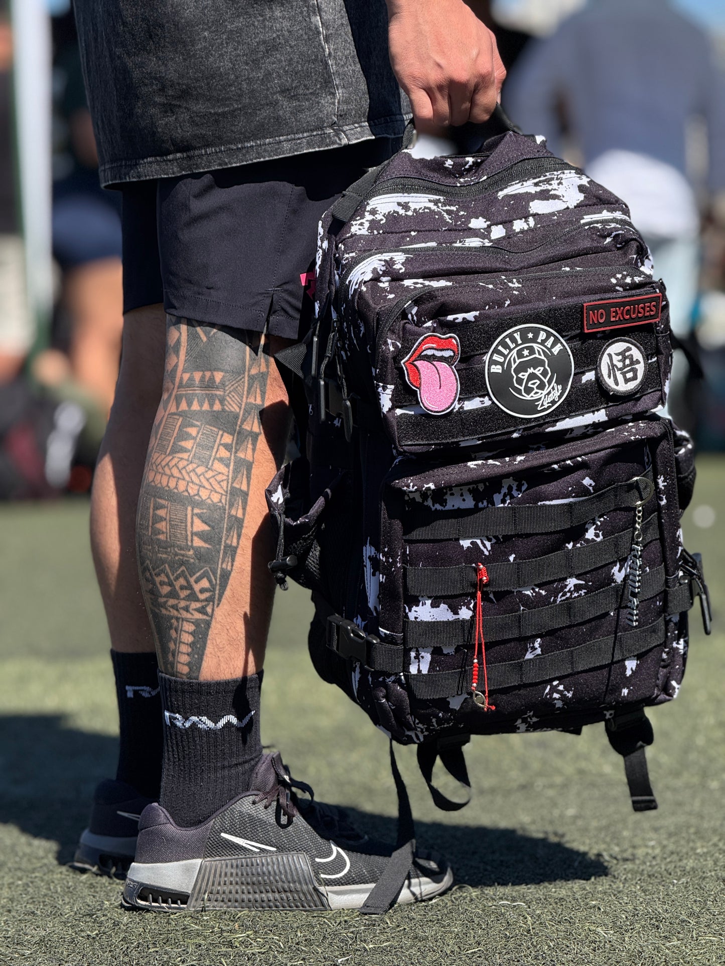 Mochila Bullypak 45 Litros Camuflaje Negro (Premium)