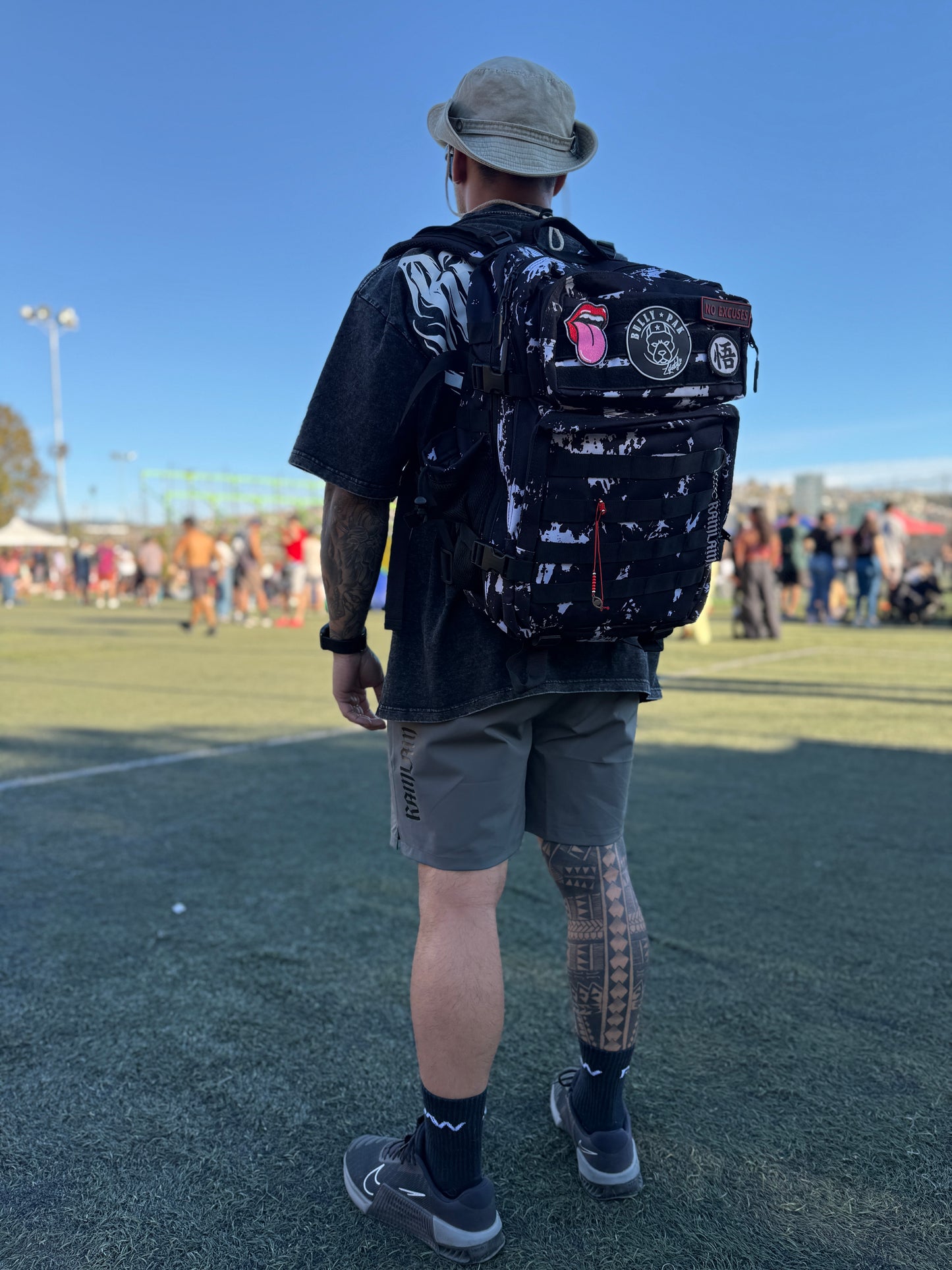 Mochila Bullypak 45 Litros Camuflaje Negro (Premium)