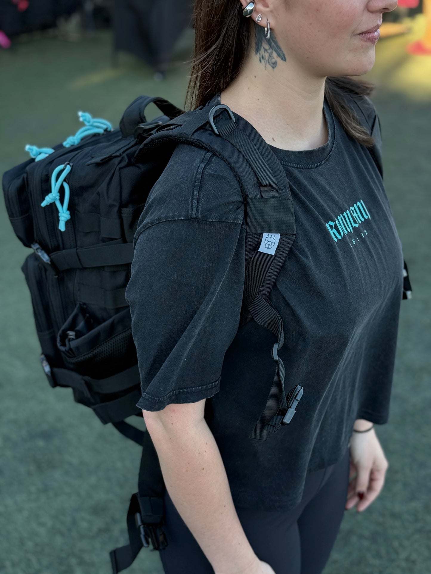 Mochila Bullypak 45 Litros Negra lazos Tifanny (Premium)