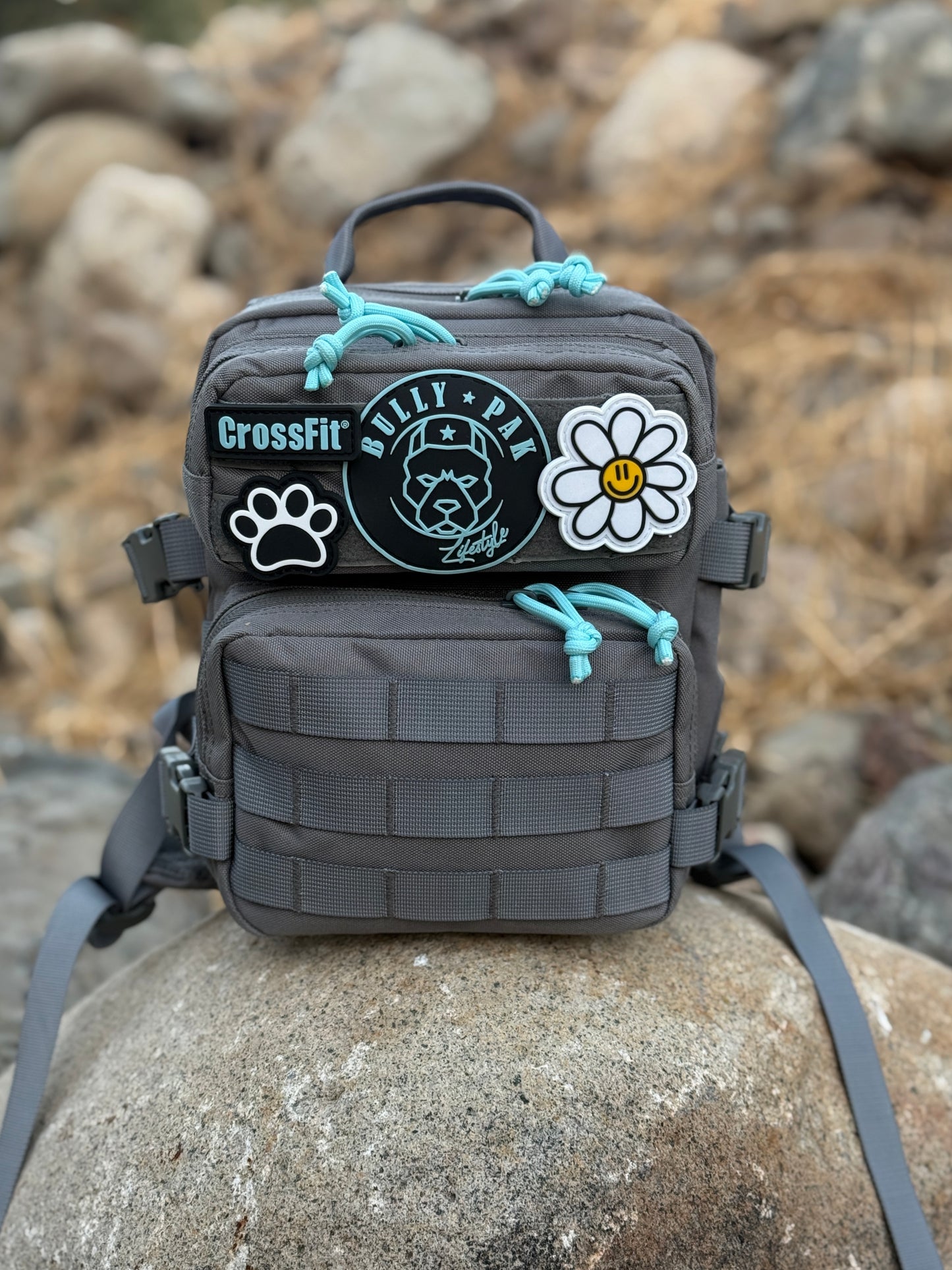 Mochila Minibully 9 litros Gris Tiffany