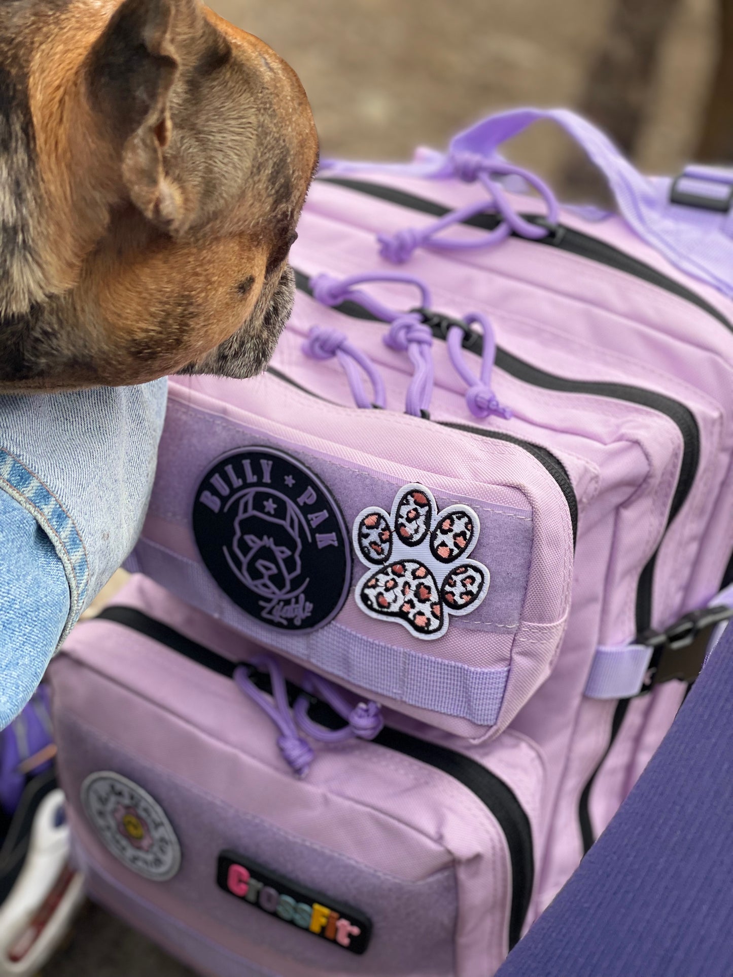 Mochila Bullypak 25 Litros Morada lazos morados