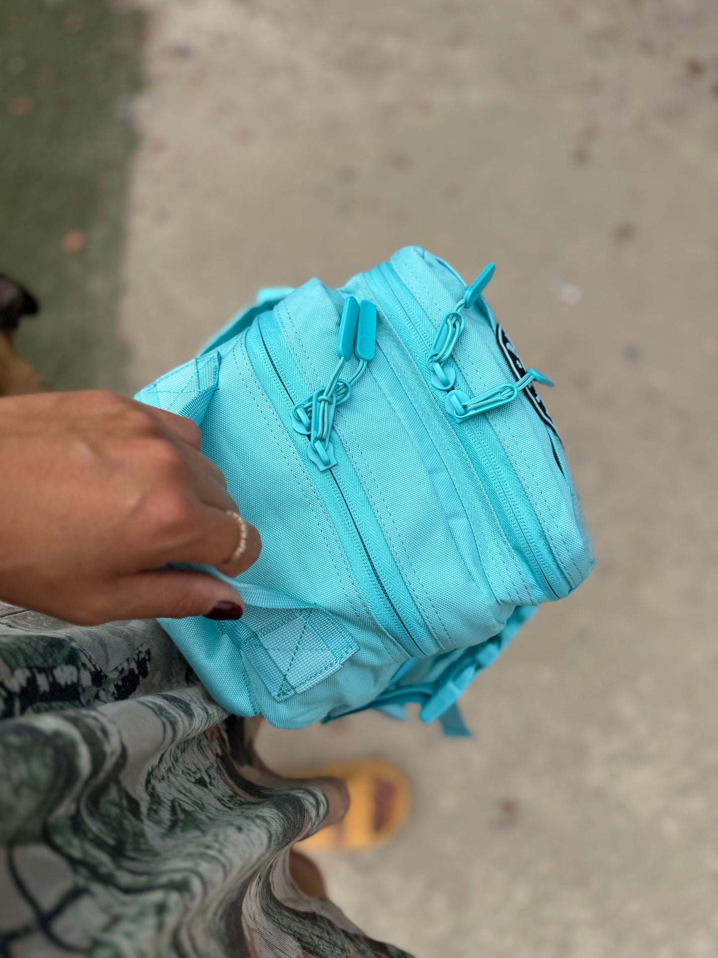 Mochila 9 Litros Minibully Turquesa