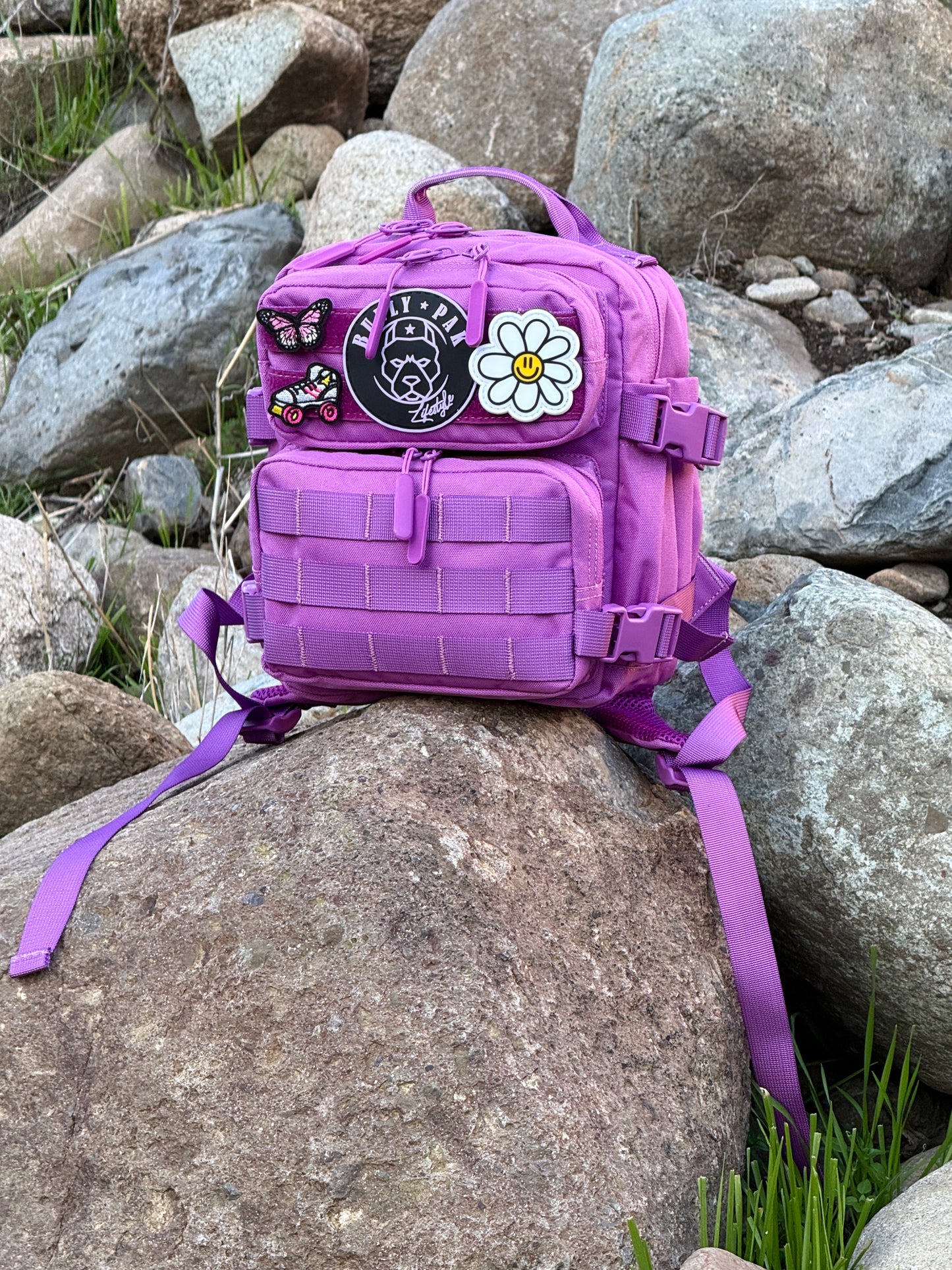 Mochila Minibully 9 Litros PRO. Púrpura