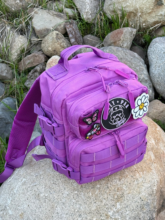 Mochila Minibully 9 Litros PRO. Púrpura