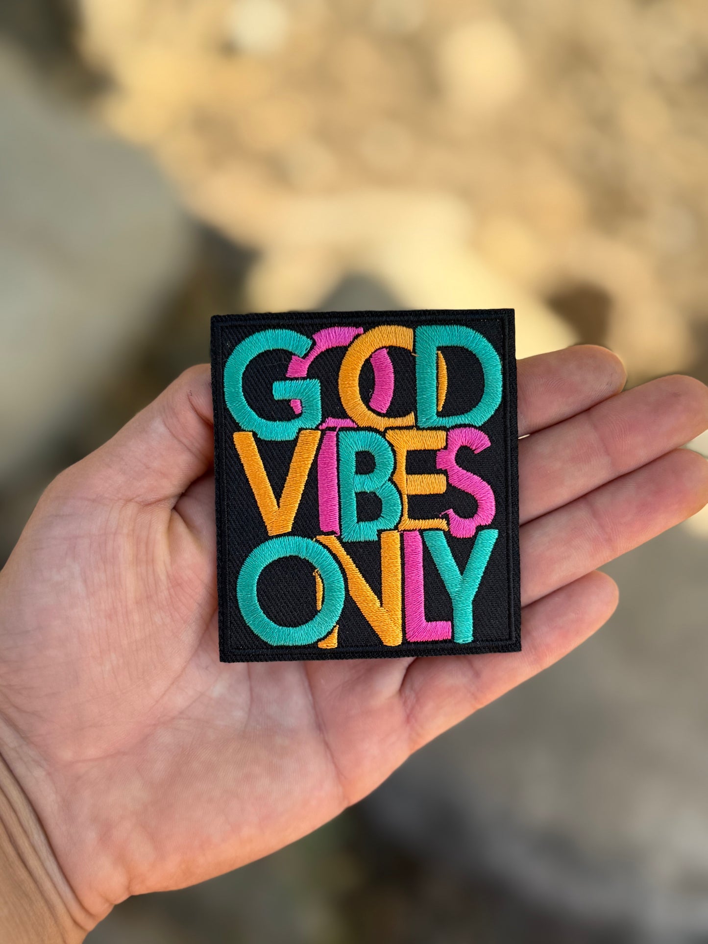 Parche Good vibes only