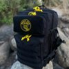 Mochila 45 litros Negra amarillo