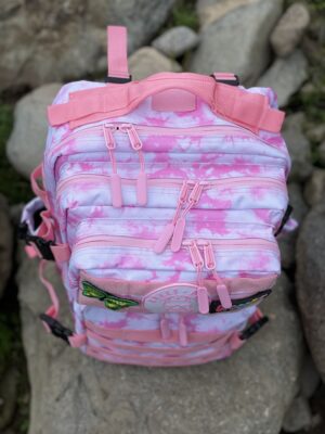 Mochila 45 litros Bullypak Tie dye Rosada - Imagen 5