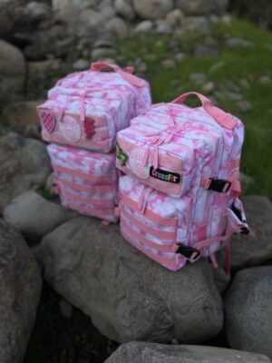 Mochila 45 litros Bullypak Tie dye Rosada - Imagen 6