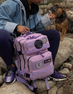 Mochila 25 Litros Bullypak Morada lazos morados - Imagen 11